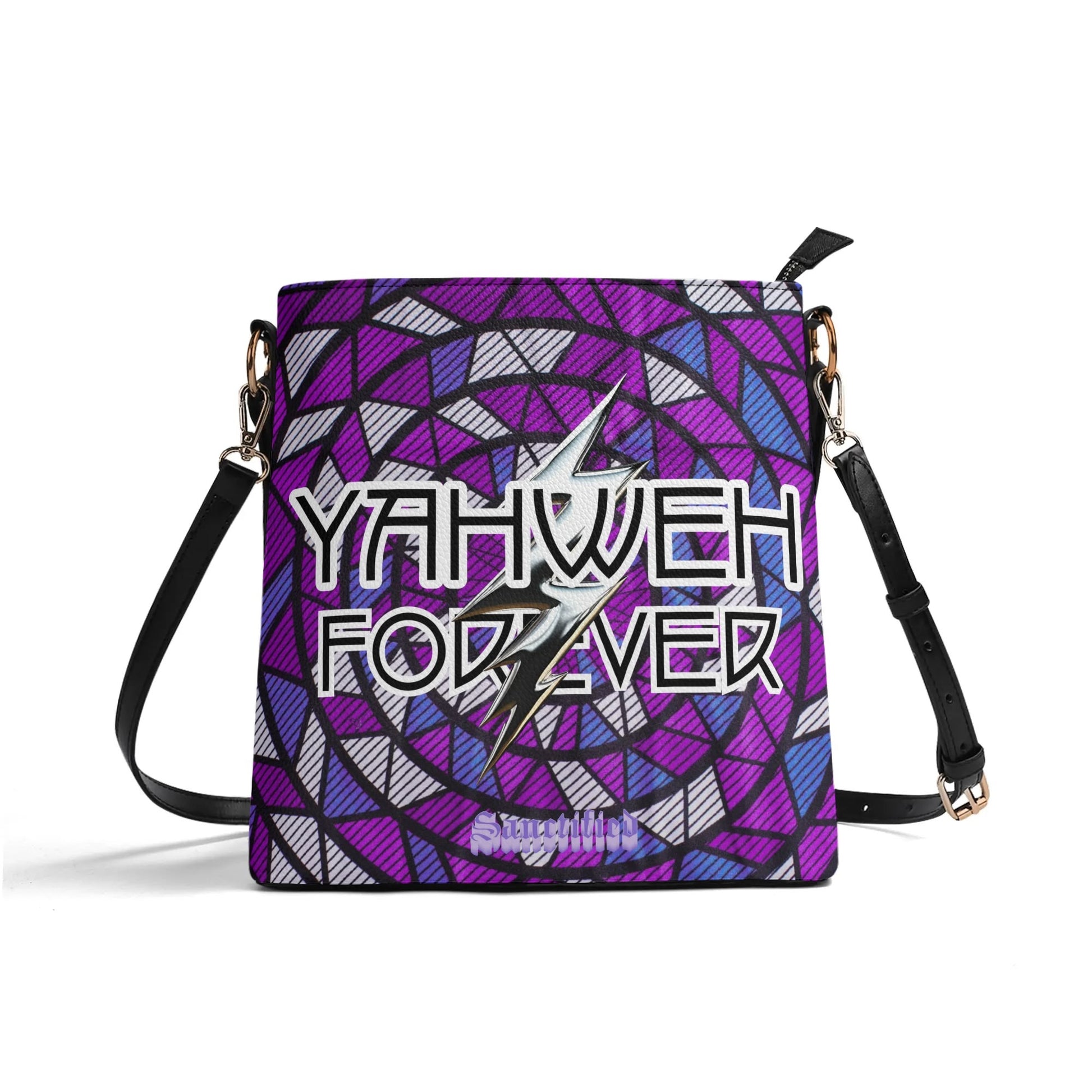YAHWEH FOREVER- Womens PU Bucket Bag Shoulder Bag, FREE SHIPPING