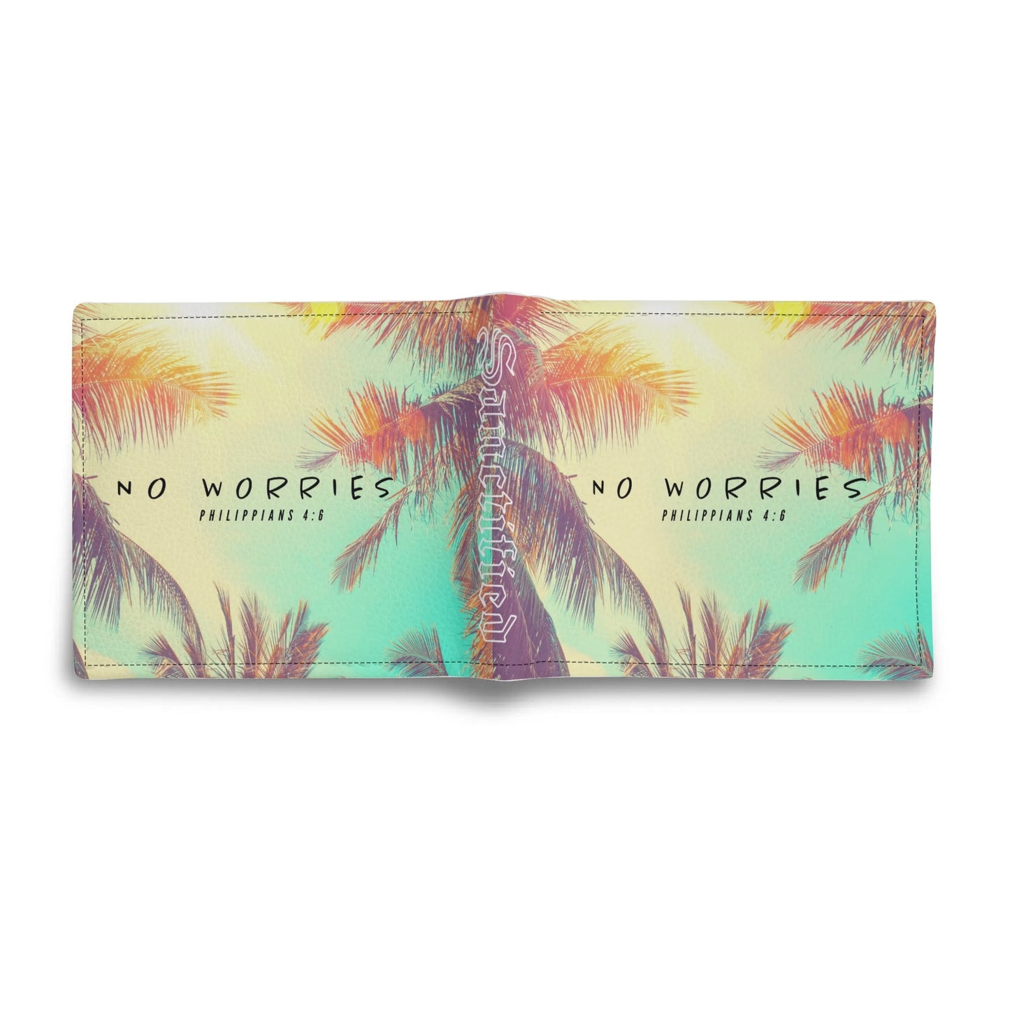 NO WORRIES- Mens Minimalist PU Leather Wallet Paper Folded Wallet, FREE SHIPPING