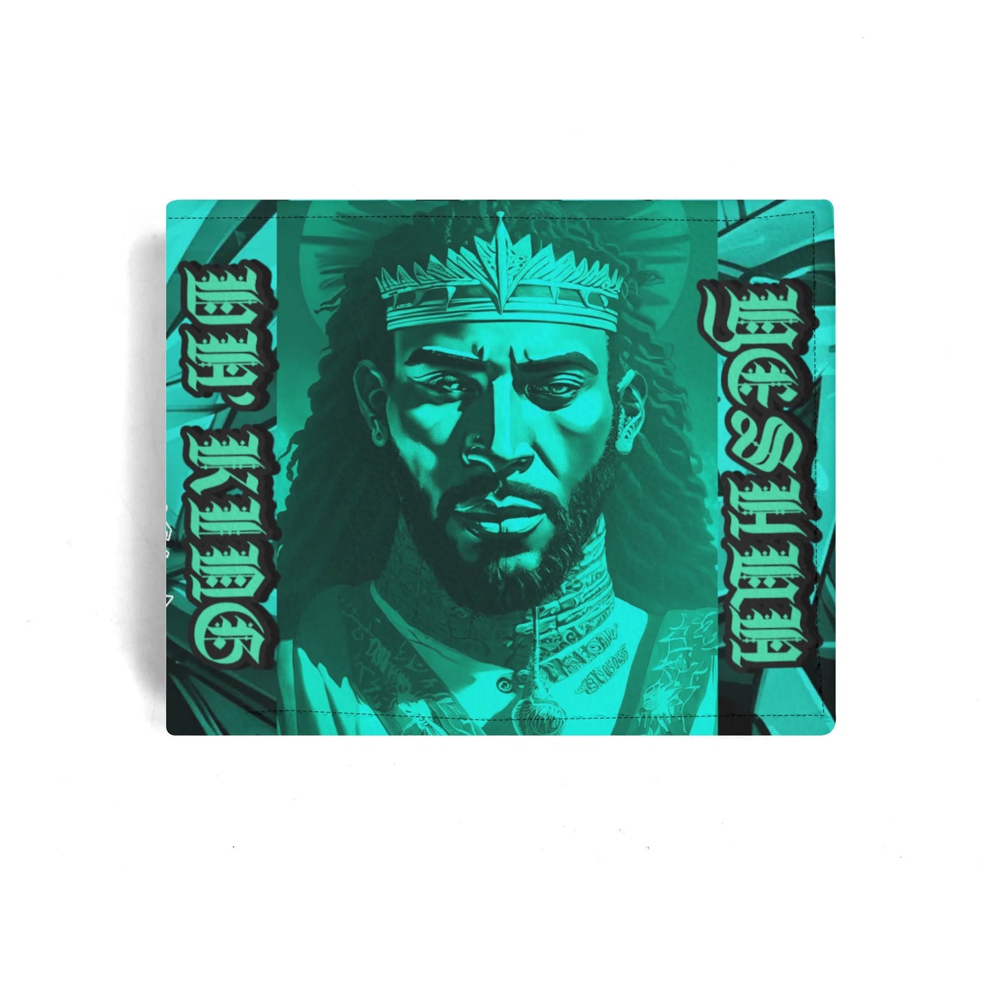 DA KING YESHUA- Mens Minimalist PU Leather Wallet Paper Folded Wallet, FREE SHIPPING