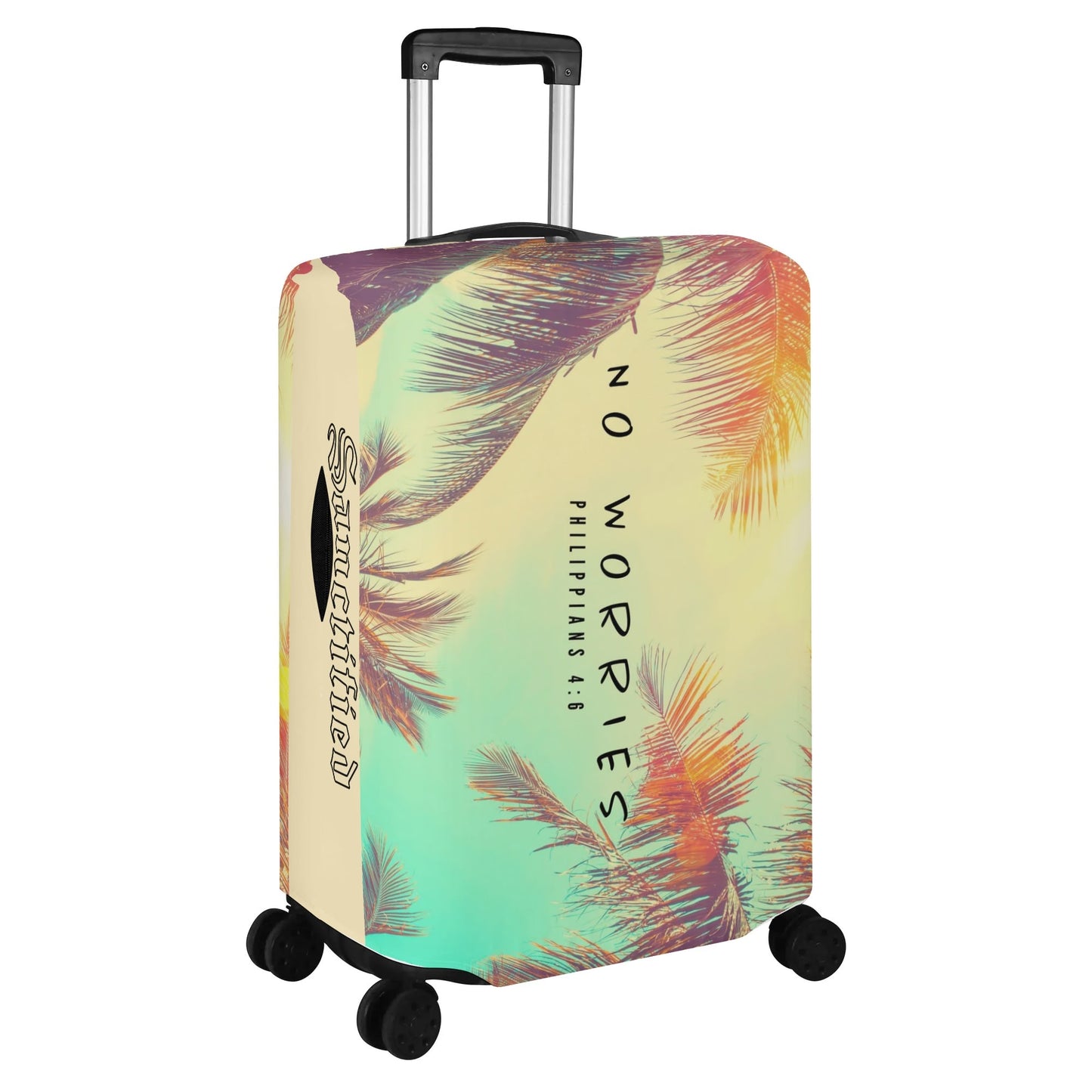 NO WORRIES- Polyester Luggage Cover, FREE SHIPPING