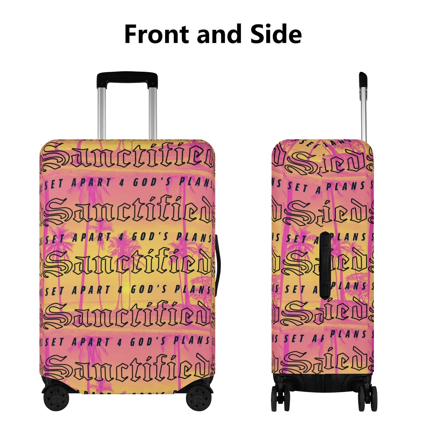 SANCTIFIED- Polyester Luggage Cover, FREE SHIPPING