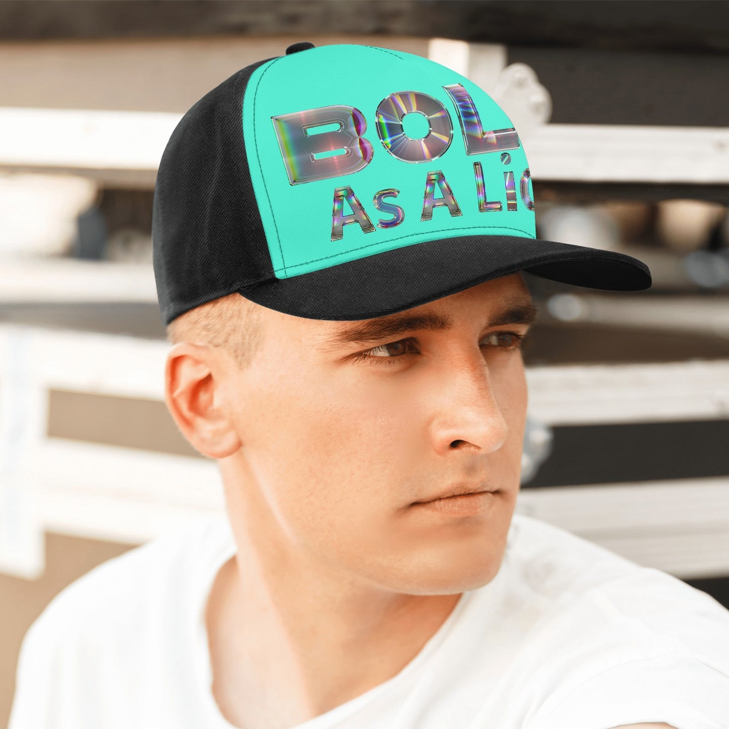 BOLD AS A LION- Front Printing Baseball Cap, FREE SHIPPING
