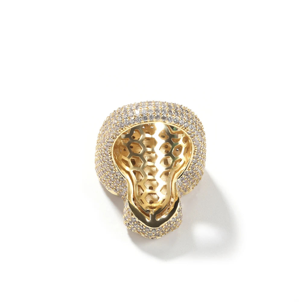 UWIN Baguettecz Cross Rings for Men Iced Out Bling Cubic Zirconia Rings Fashion Hip Hop Jewelry for Gift