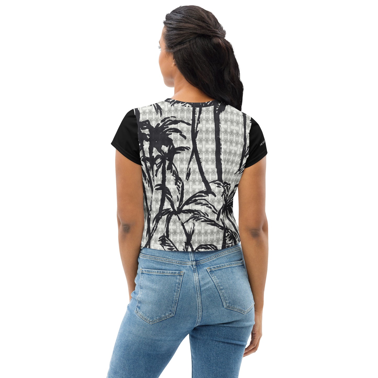 All-Over Print Crop Tee