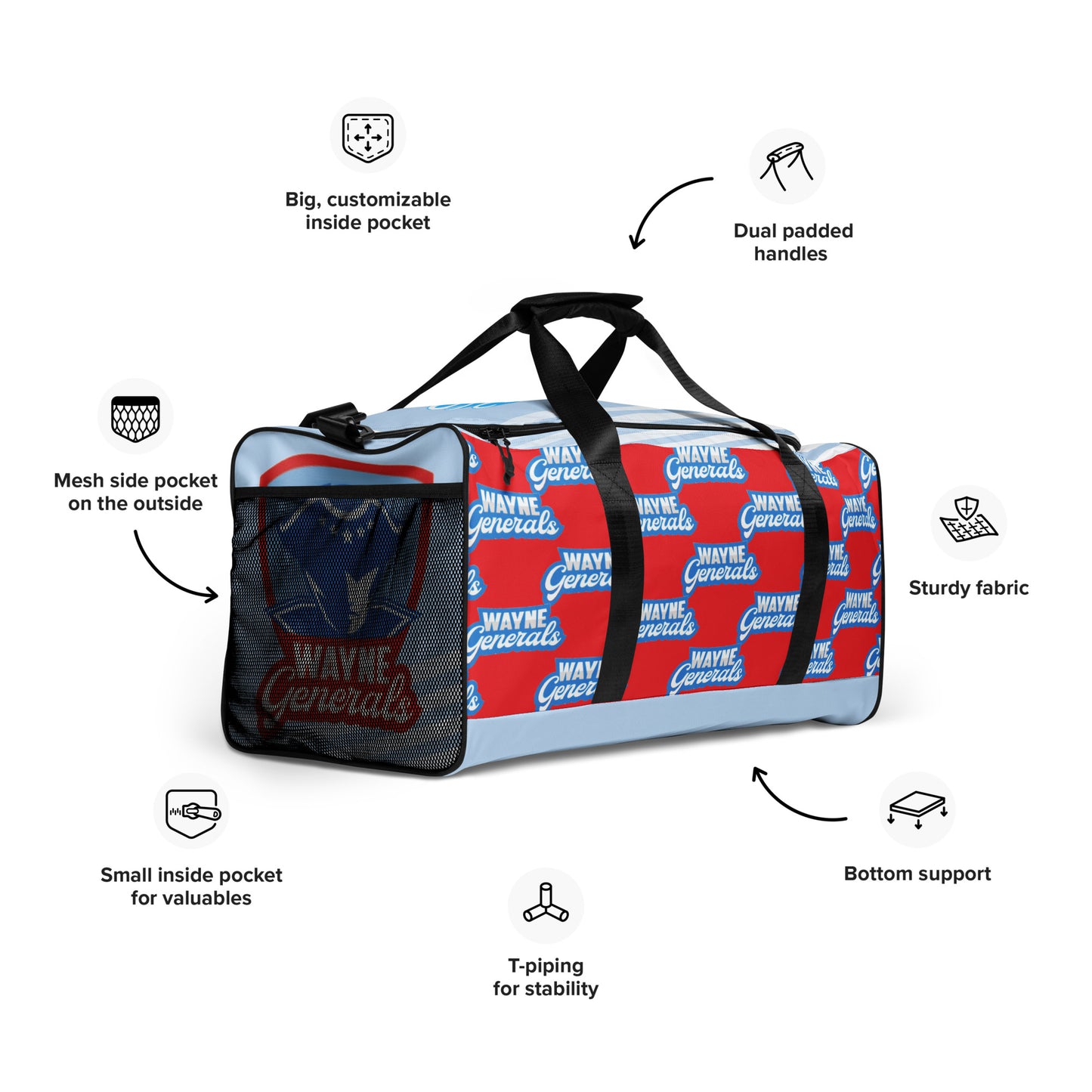 Wayne H.S. Duffle bag