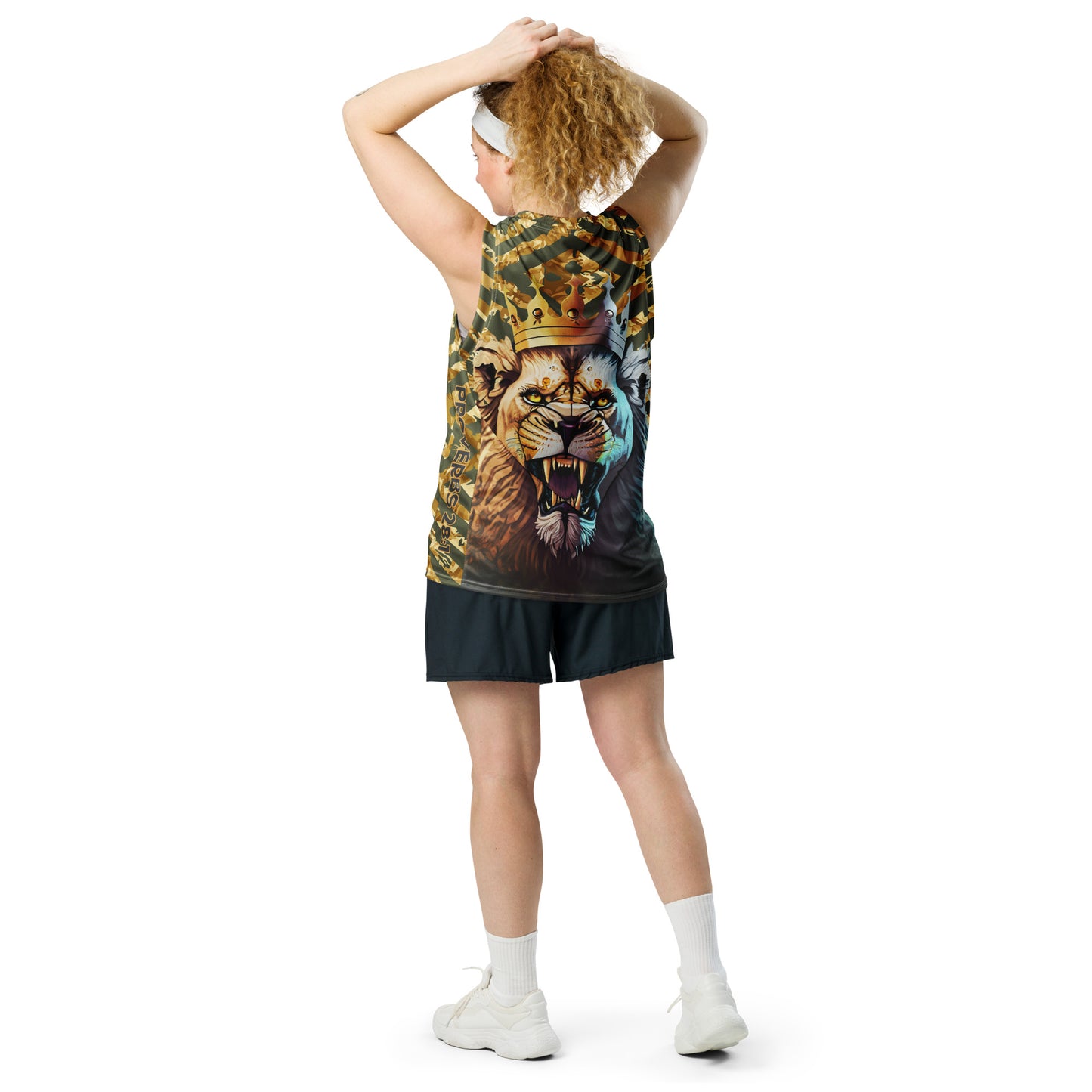 Recycled unisex basketball jersey