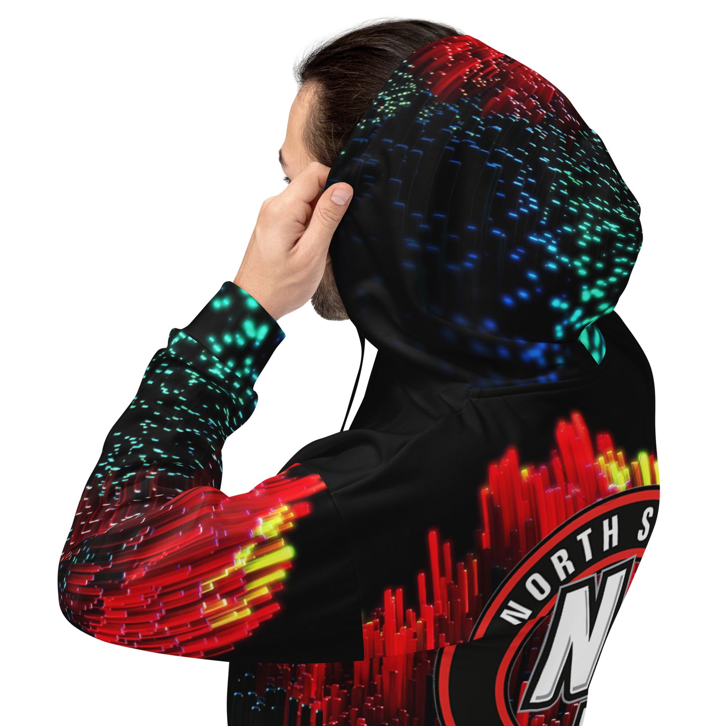 North Side H.S. All-Over Print Unisex Hoodie