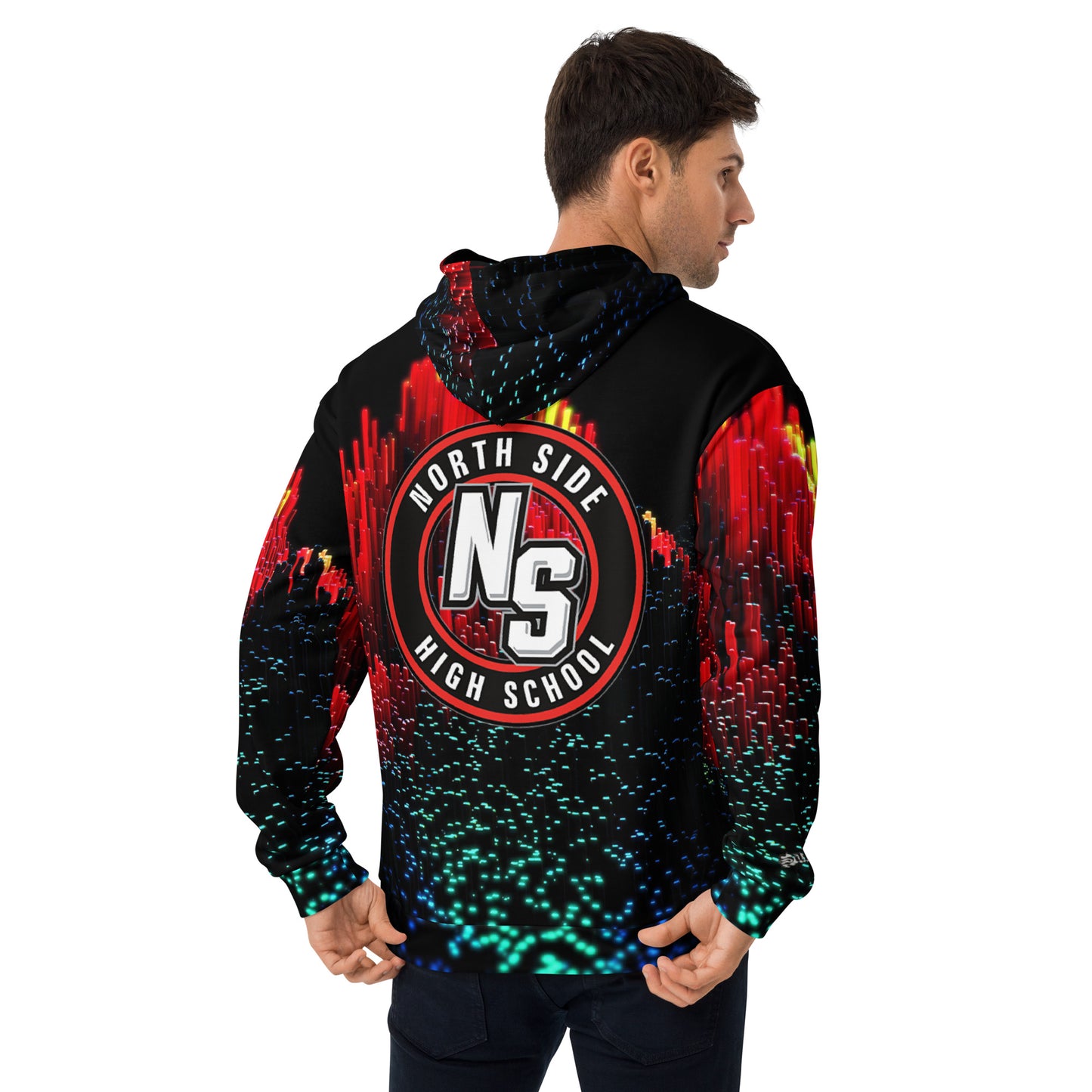 North Side H.S. All-Over Print Unisex Hoodie