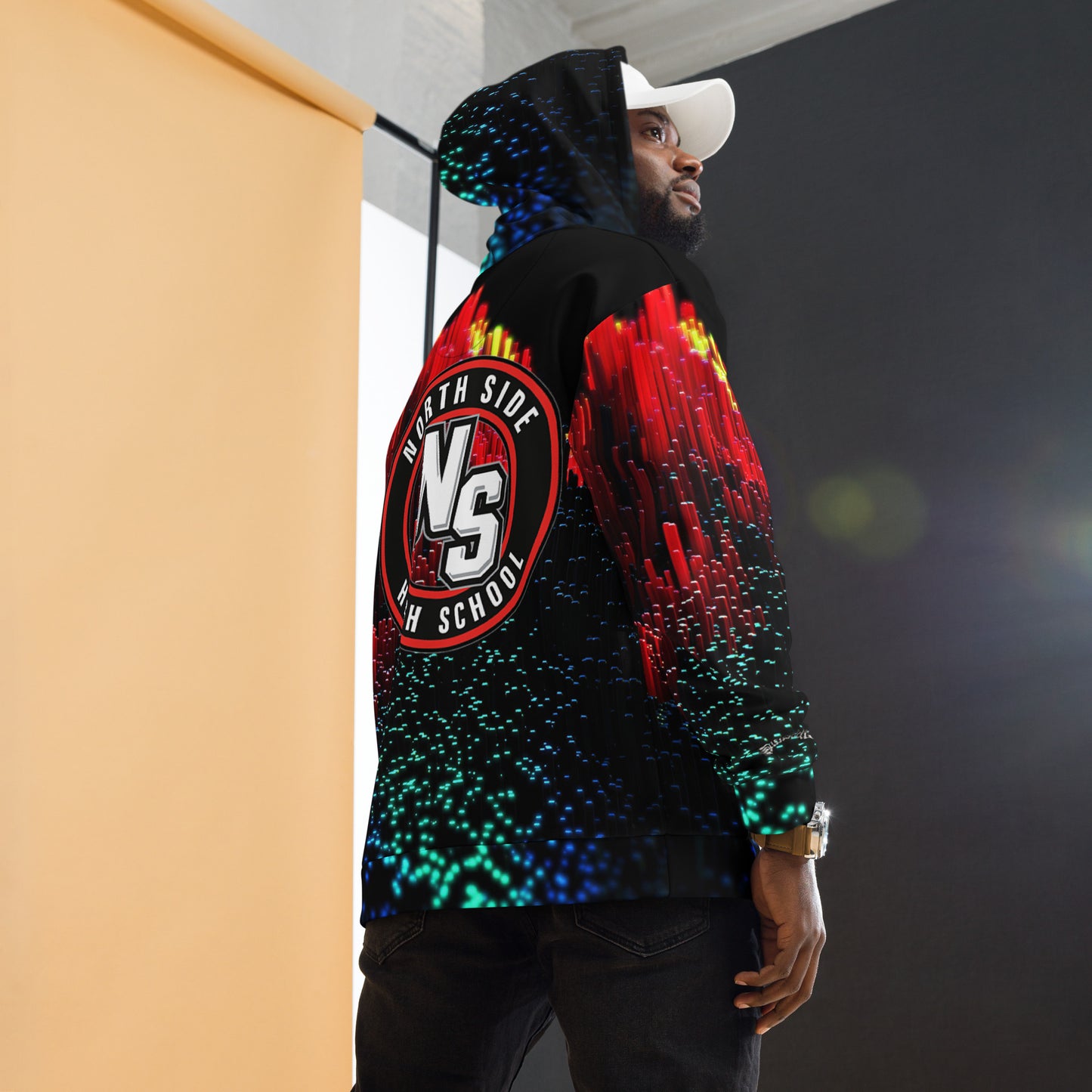 North Side H.S. All-Over Print Unisex Hoodie