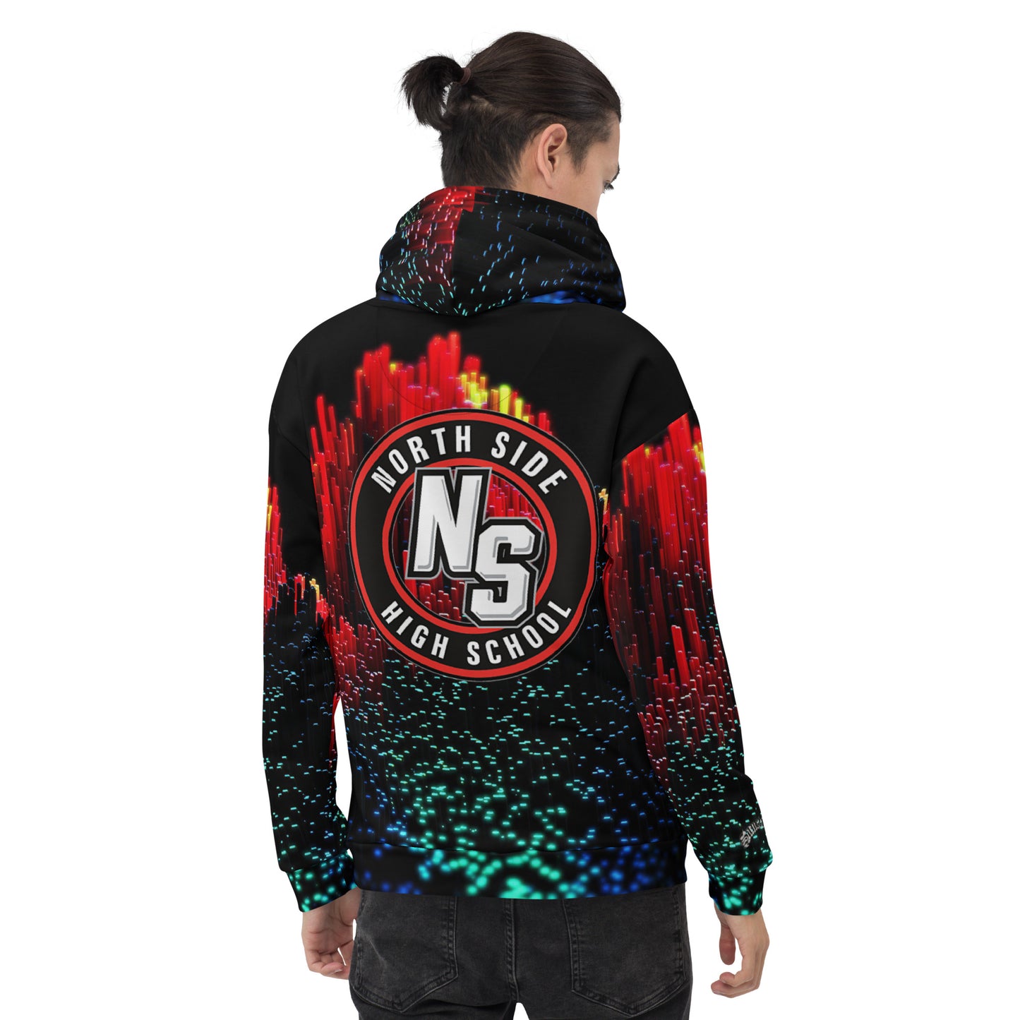North Side H.S. All-Over Print Unisex Hoodie