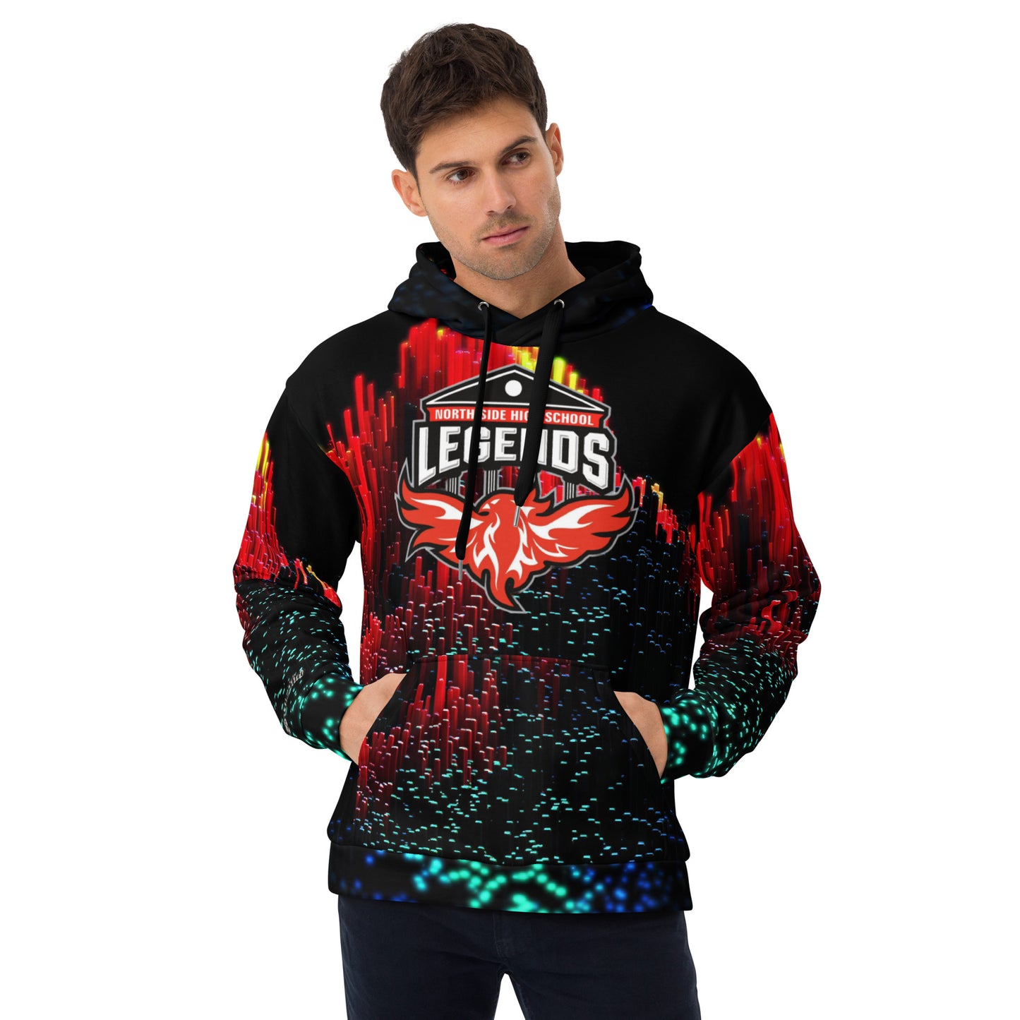 North Side H.S. All-Over Print Unisex Hoodie