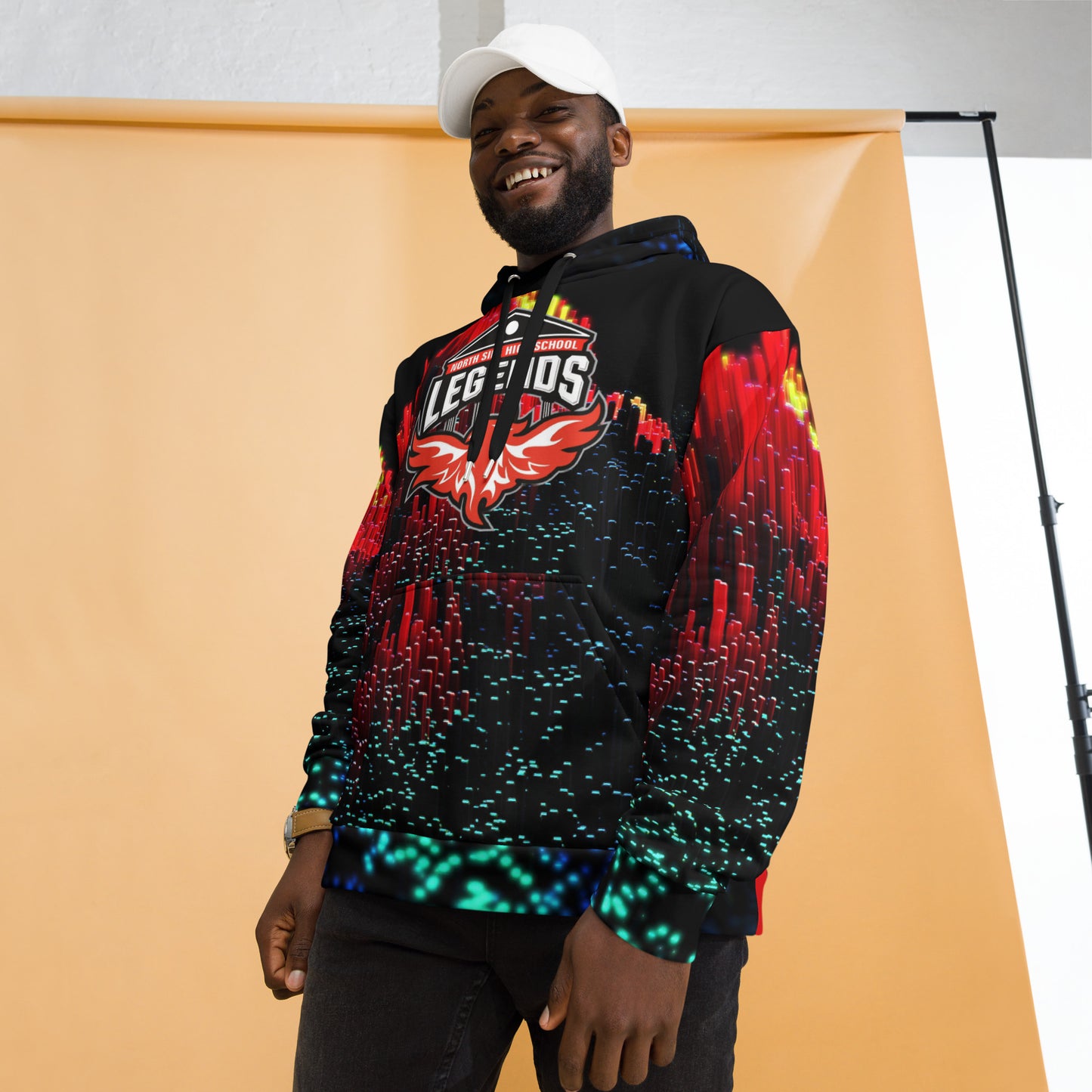 North Side H.S. All-Over Print Unisex Hoodie