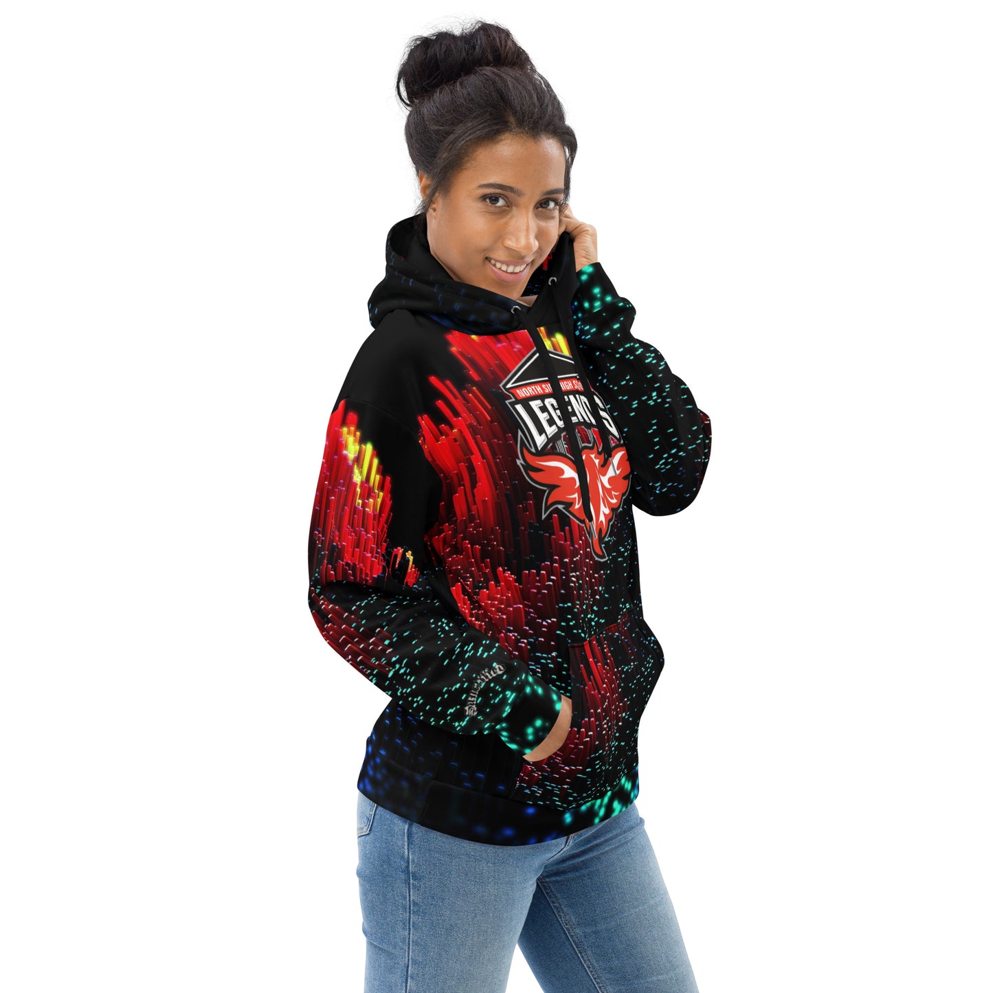 North Side H.S. All-Over Print Unisex Hoodie