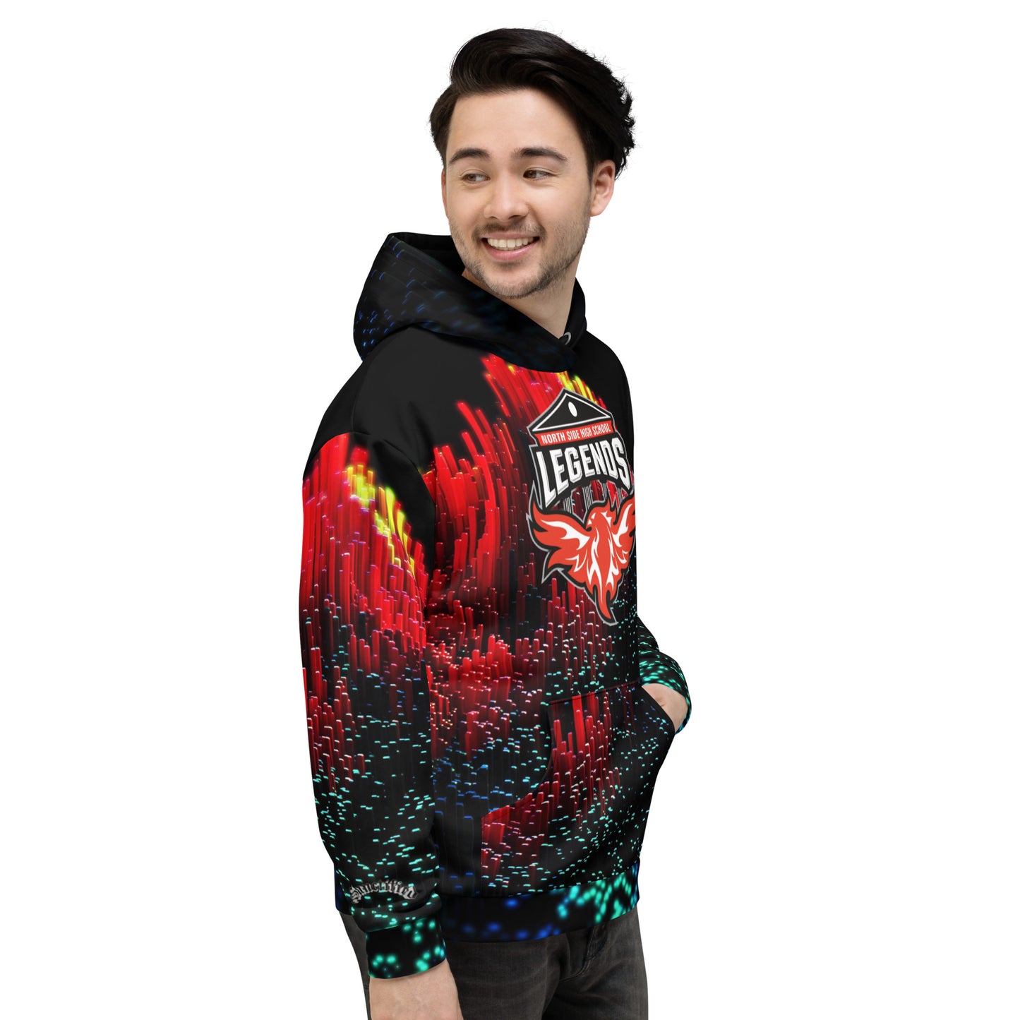 North Side H.S. All-Over Print Unisex Hoodie
