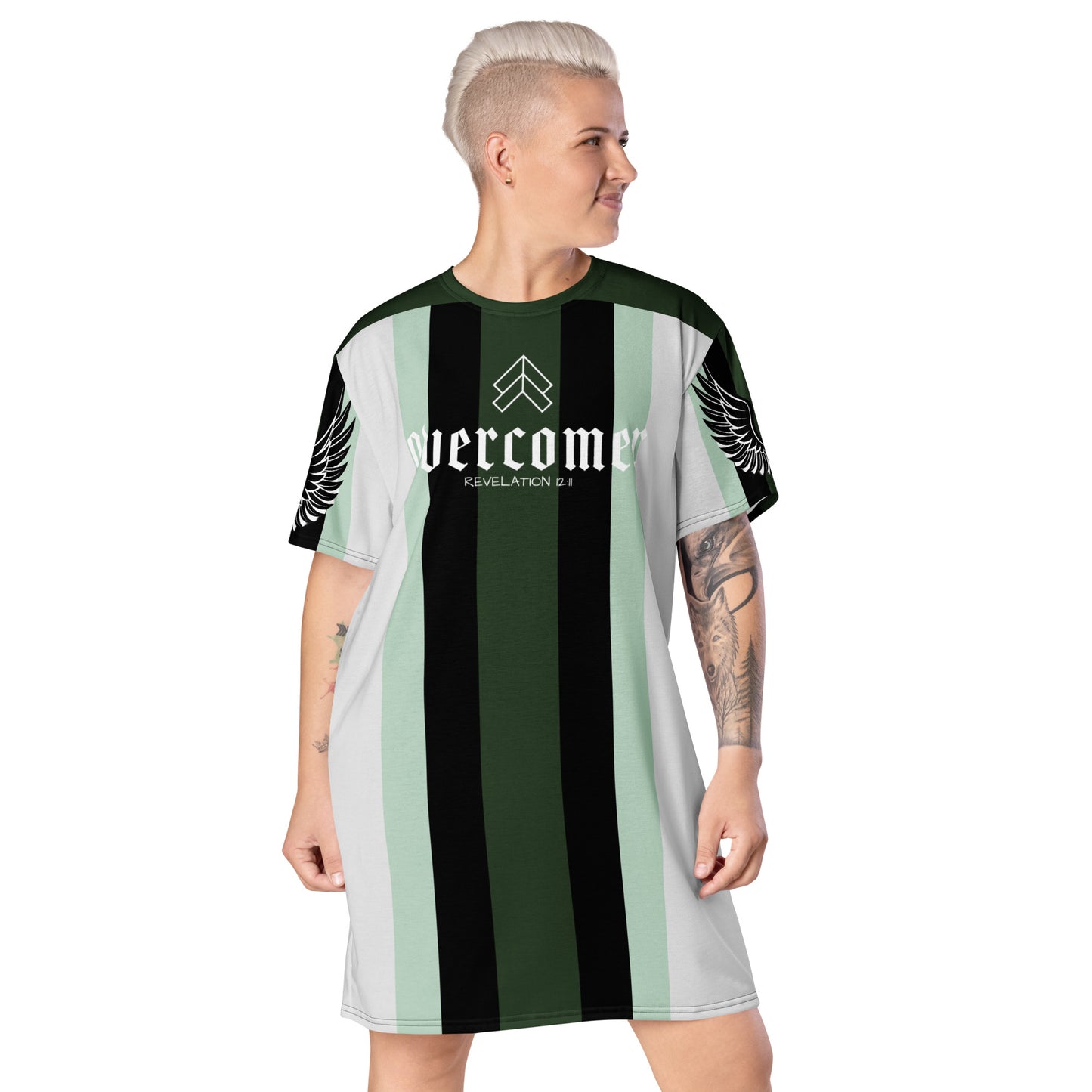 OVERCOMER- T-shirt dress, FREE SHIPPING