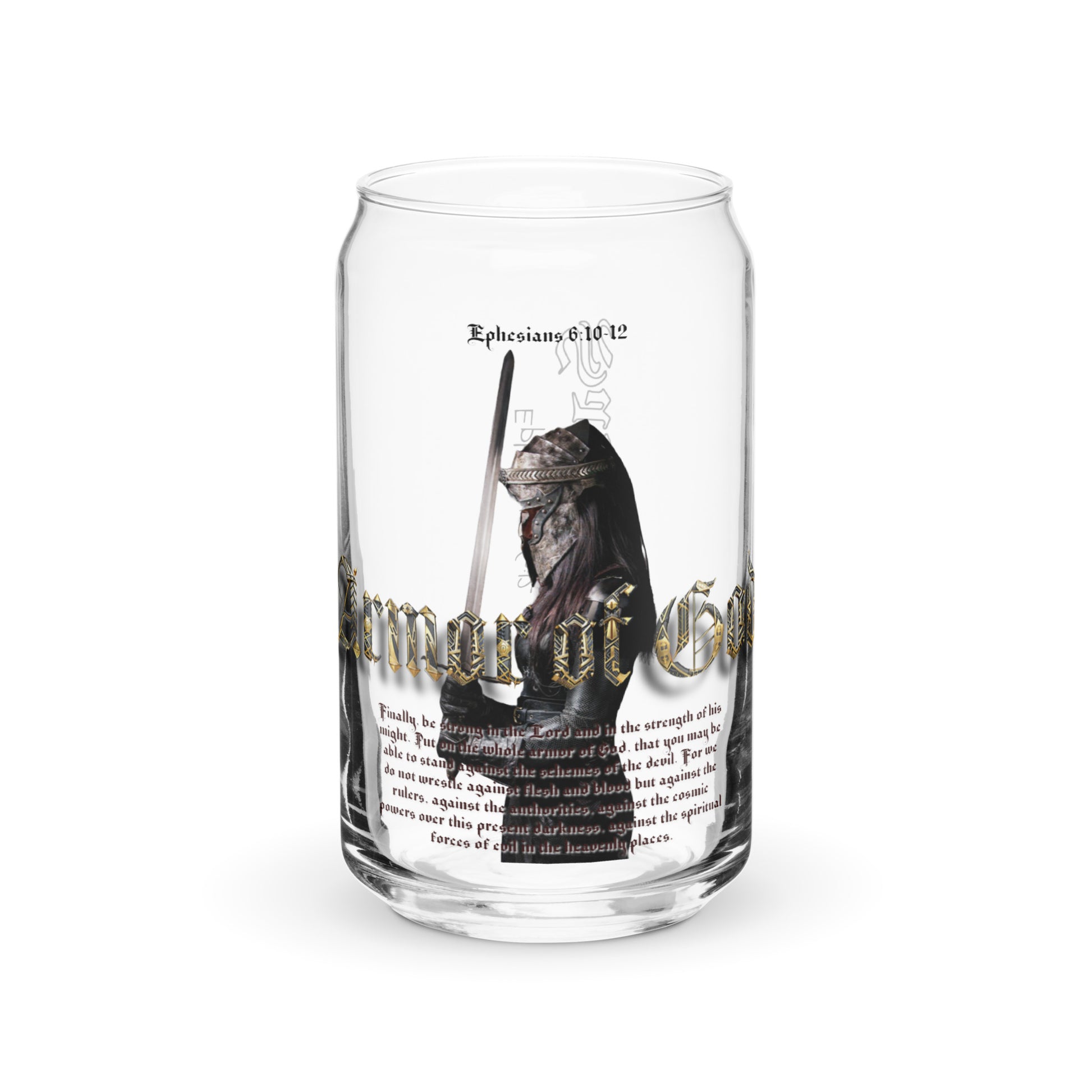 Can-shaped glass
