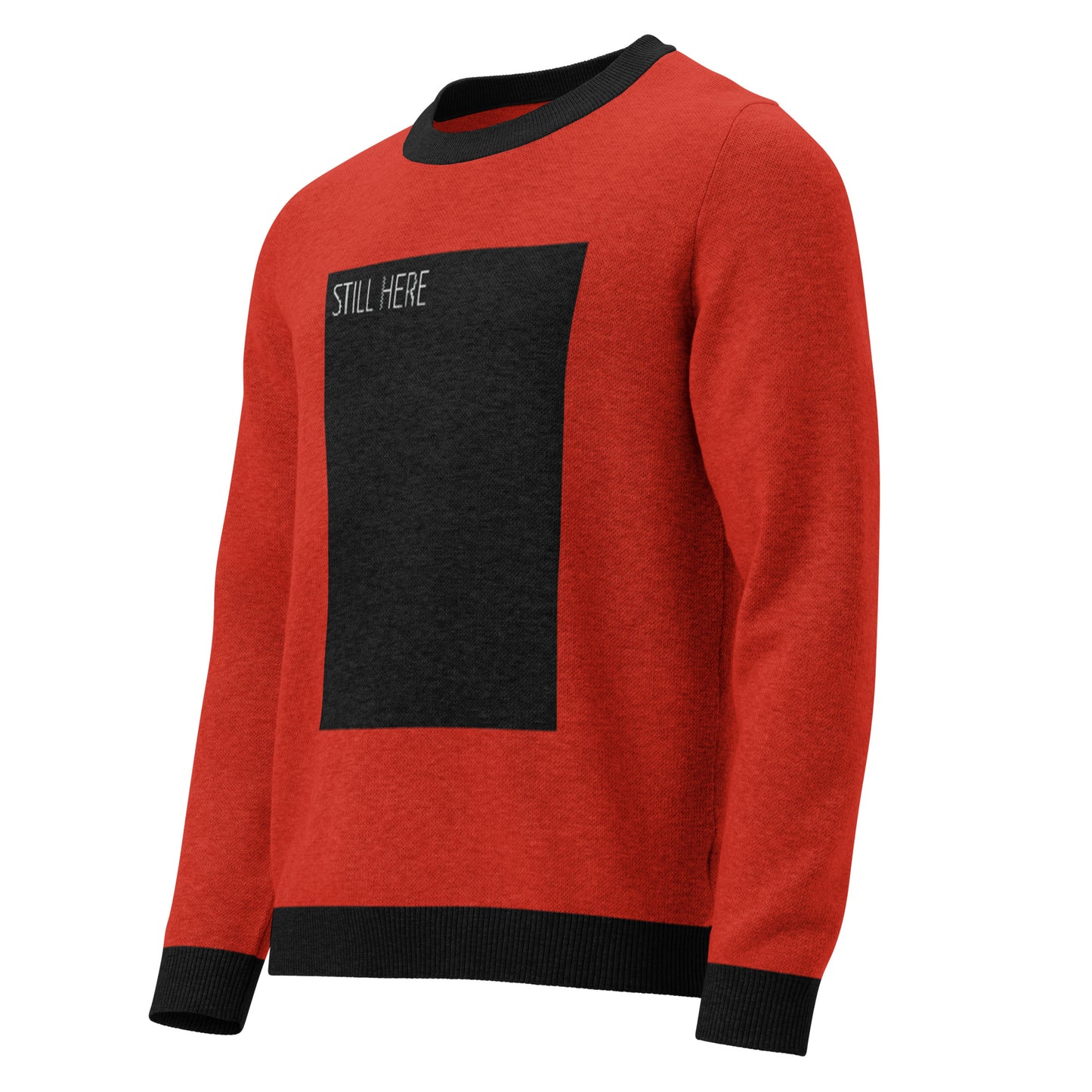 STILL HERE- Knitted crew neck sweater