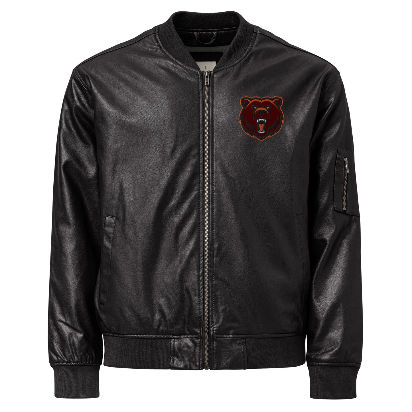 Northrop H.S. Faux Leather Bomber Jacket