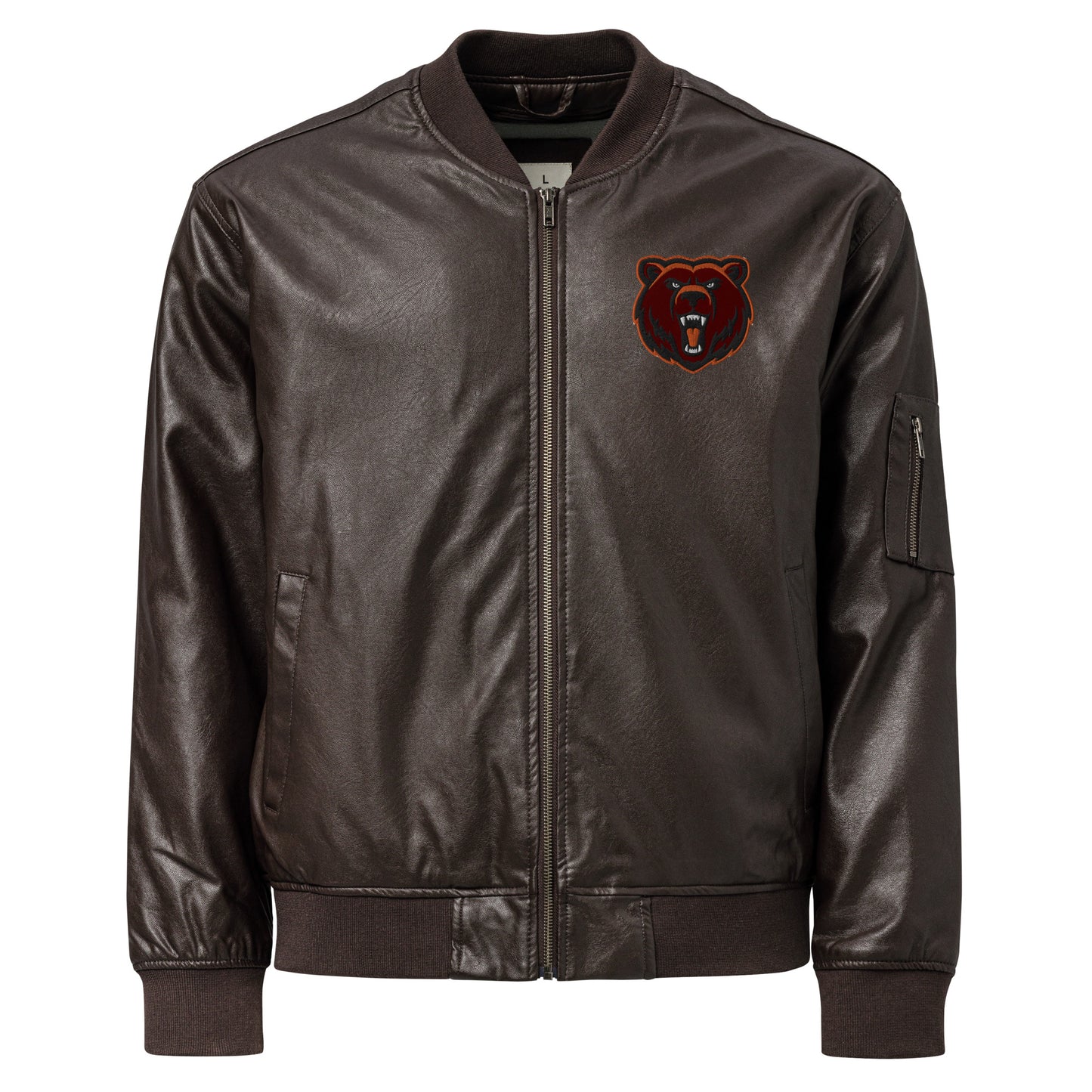 Northrop H.S. Faux Leather Bomber Jacket