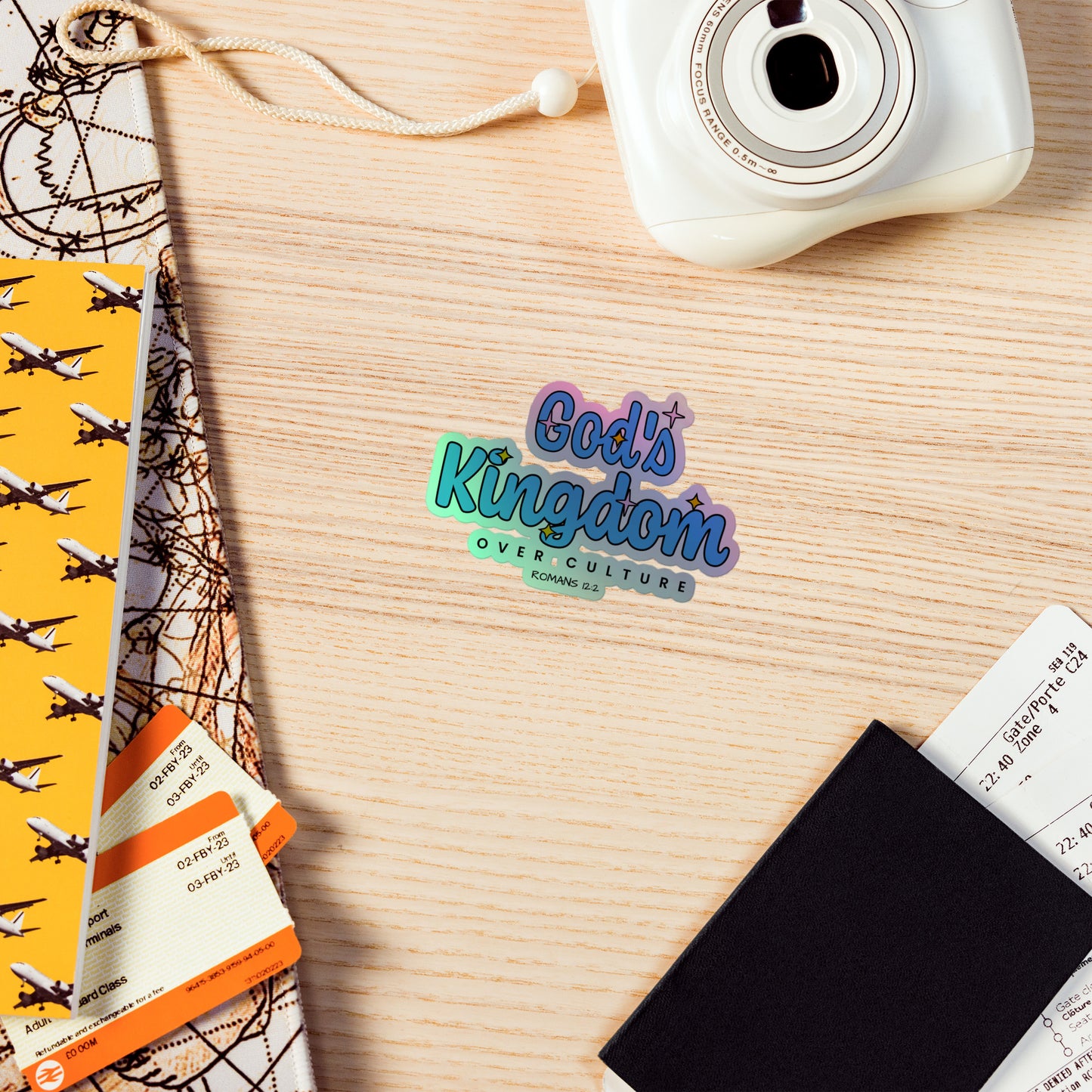 Holographic stickers