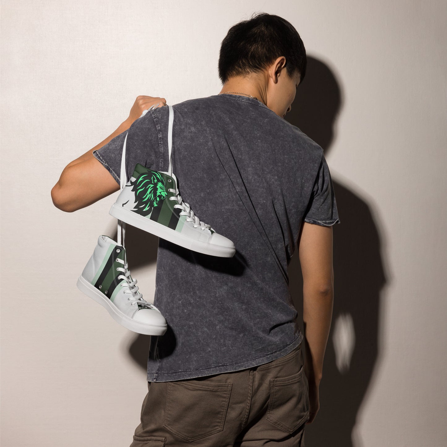 Men’s high top canvas shoes, Free Shipping