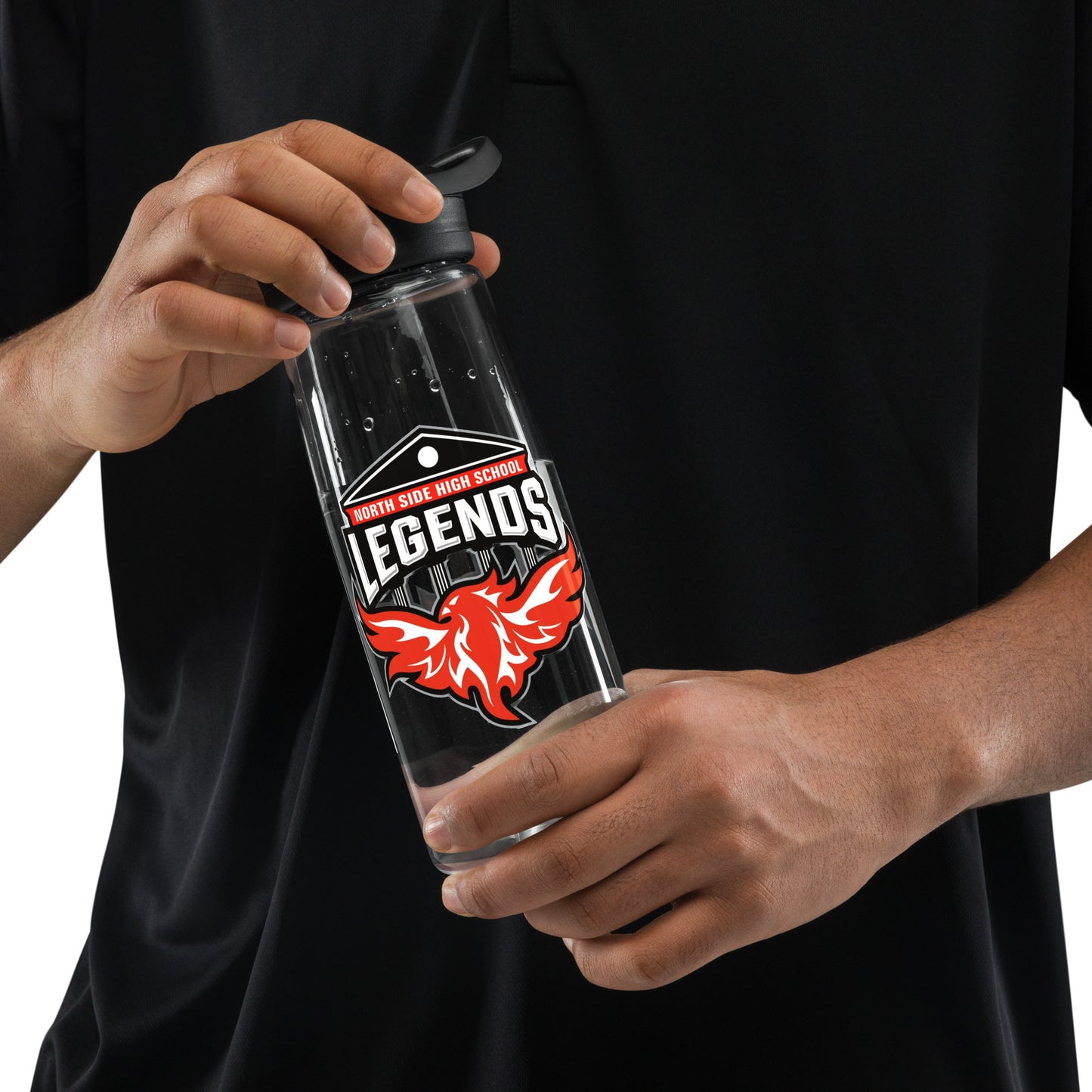 North Side H.S. Sports water bottle