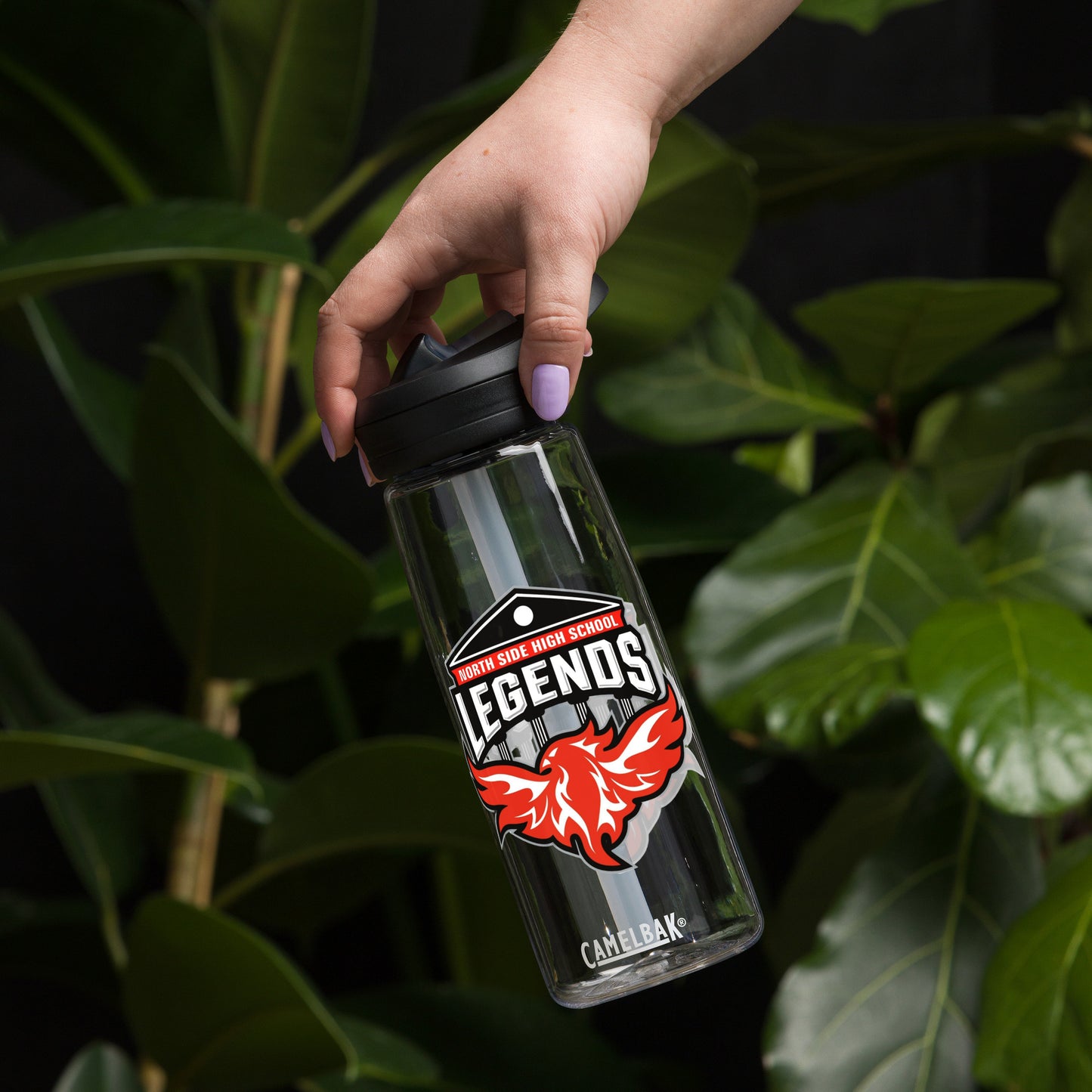 North Side H.S. Sports water bottle