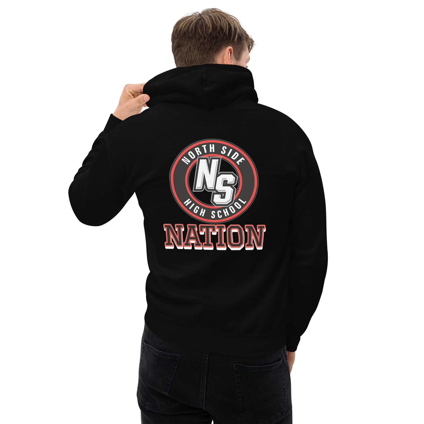 North Side H.S. Embroidered Front Unisex Hoodie