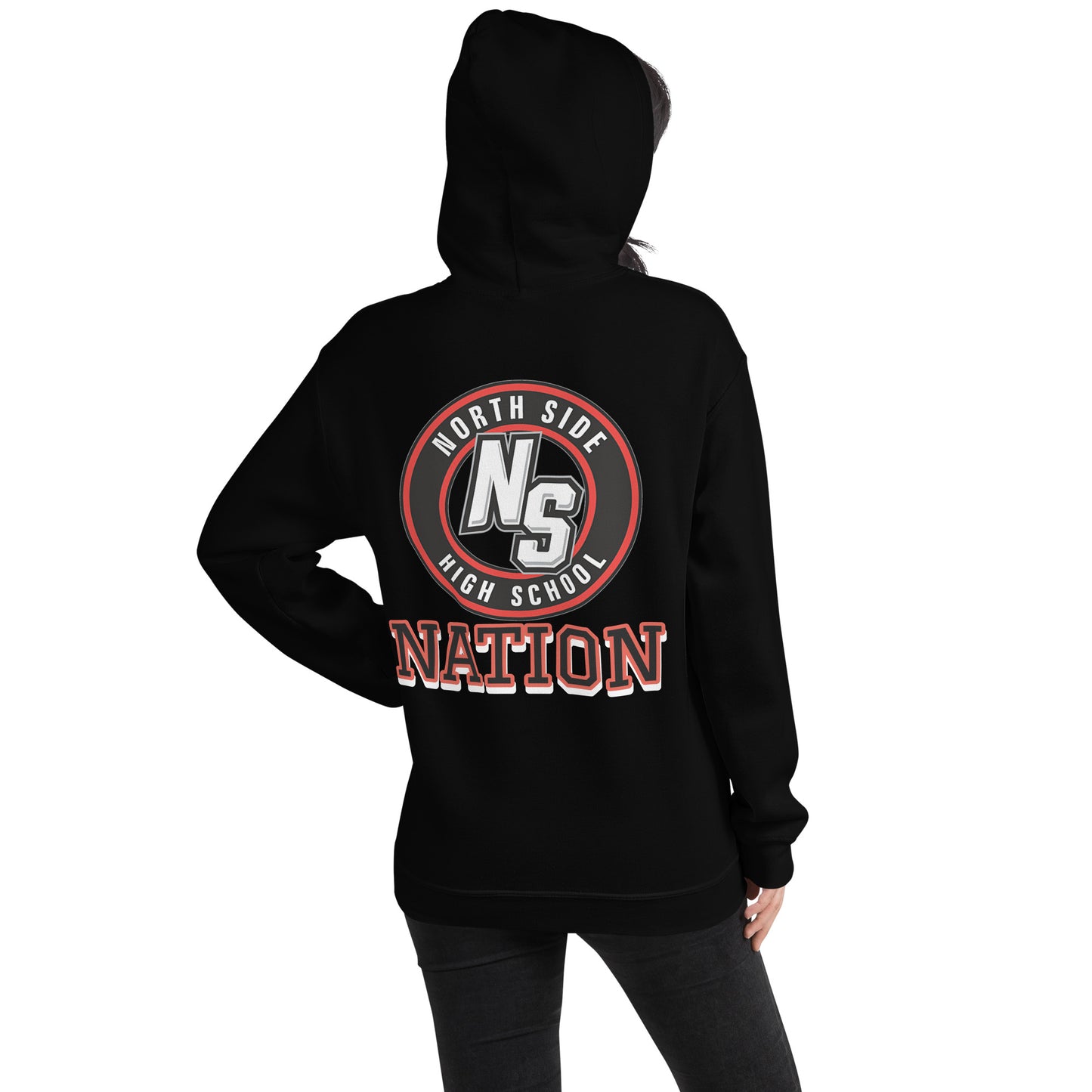 North Side H.S. Embroidered Front Unisex Hoodie