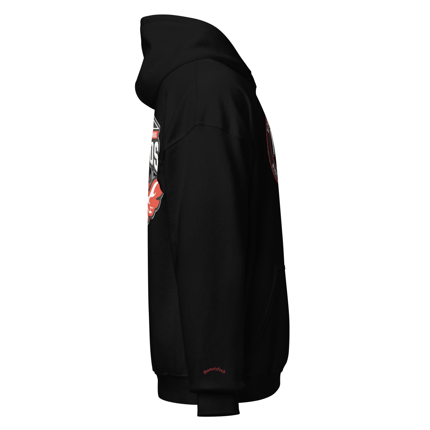 North Side H.S. Embroidered Front Unisex Hoodie