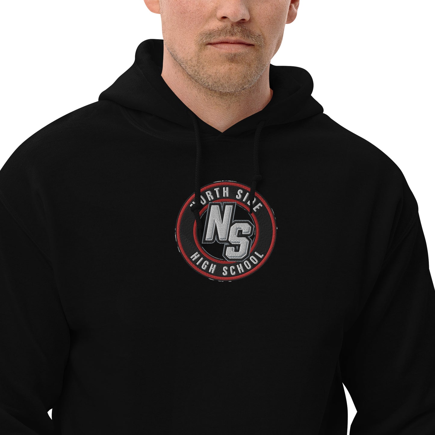 North Side H.S. Embroidered Front Unisex Hoodie