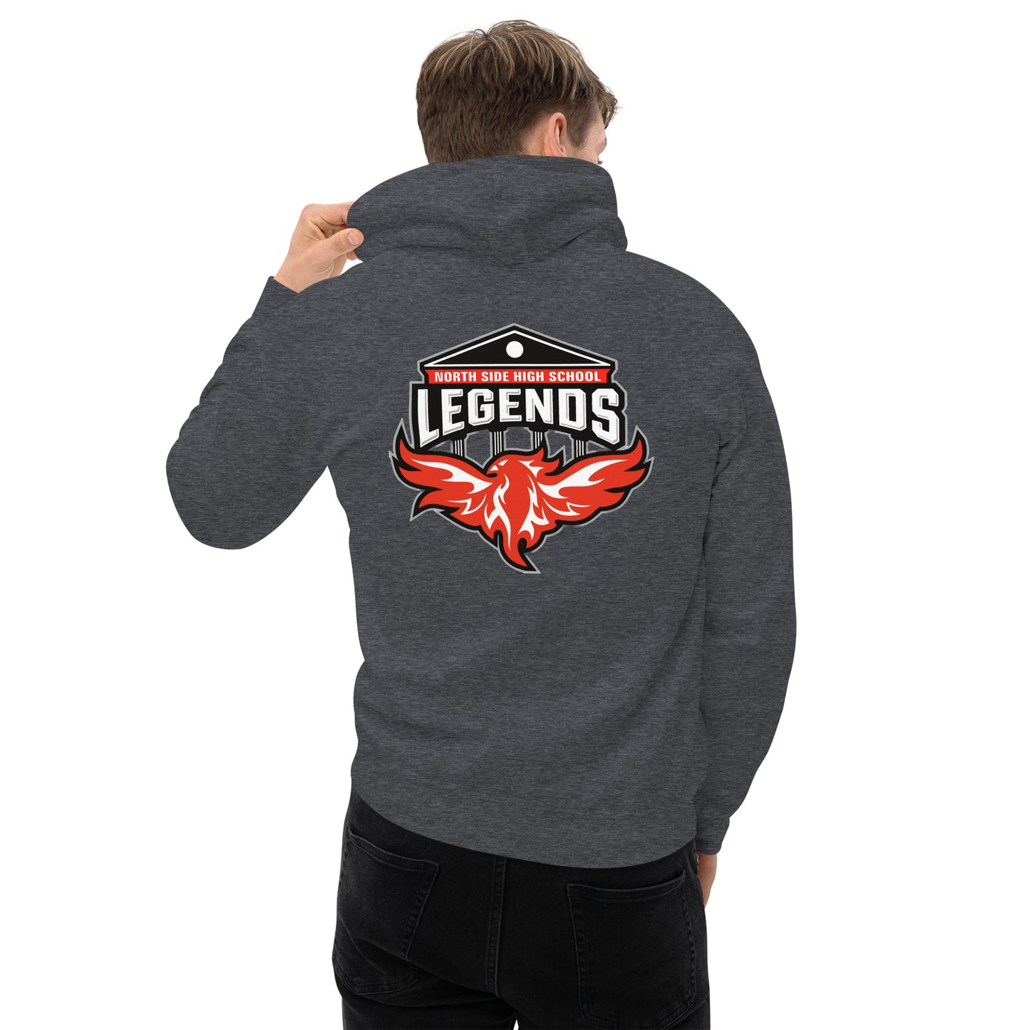 North Side H.S. Embroidered Front Unisex Hoodie