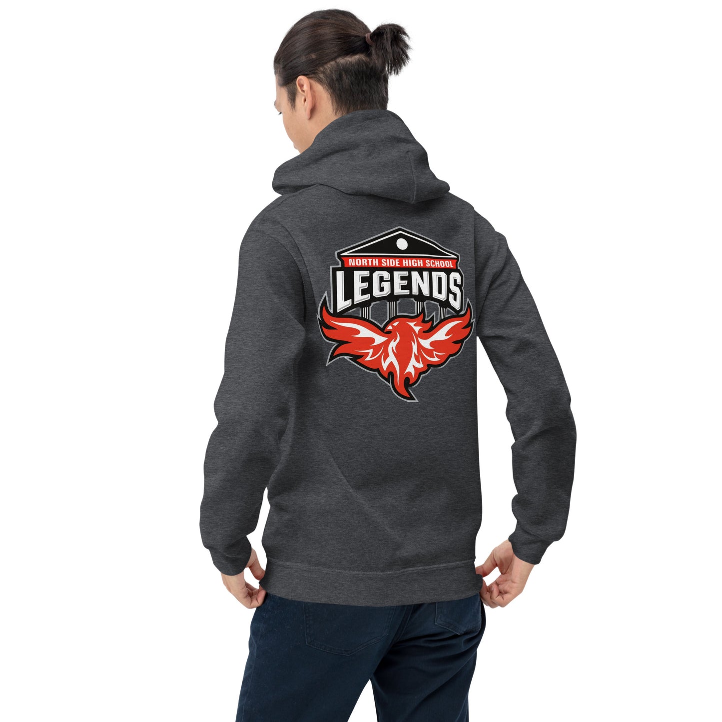 North Side H.S. Embroidered Front Unisex Hoodie