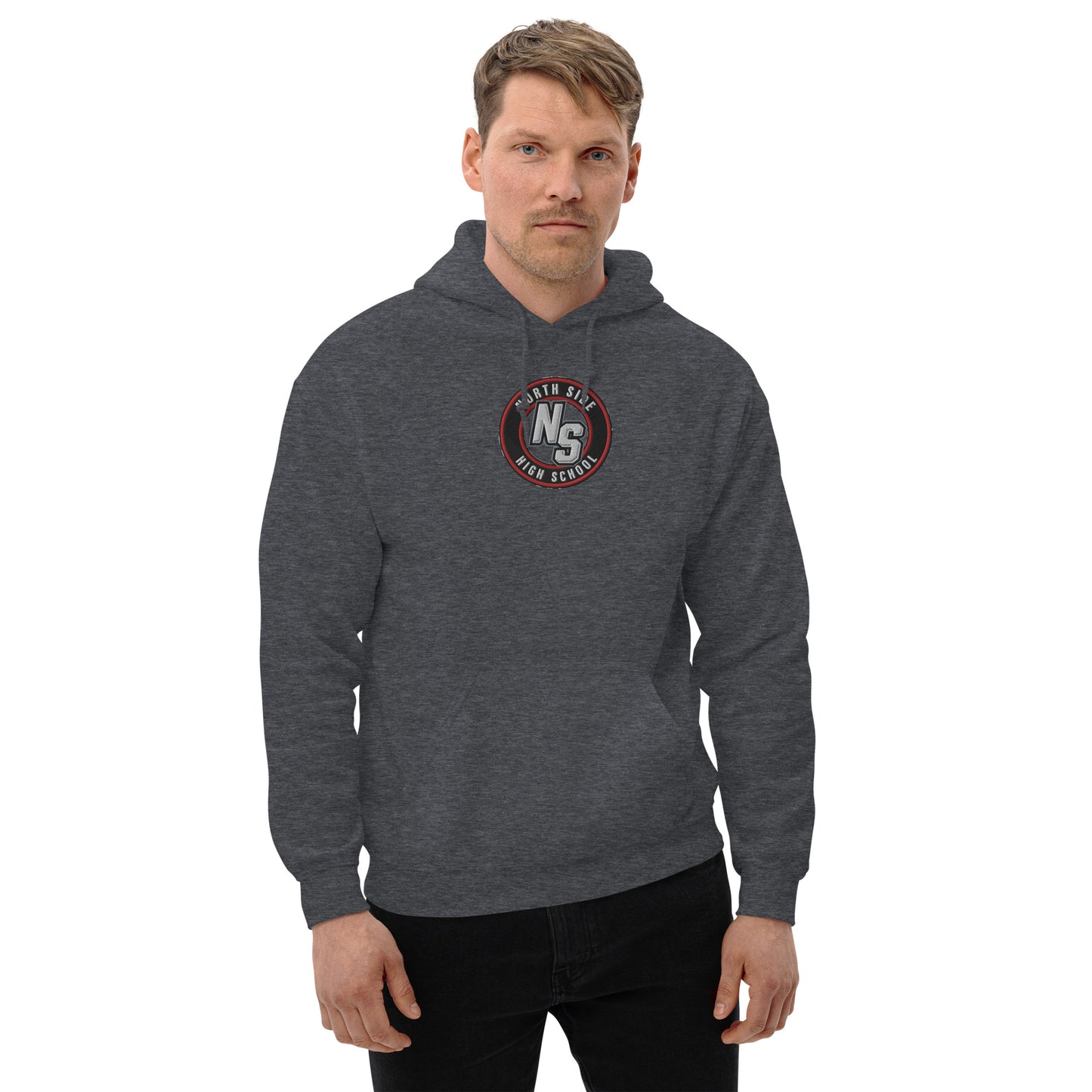 North Side H.S. Embroidered Front Unisex Hoodie