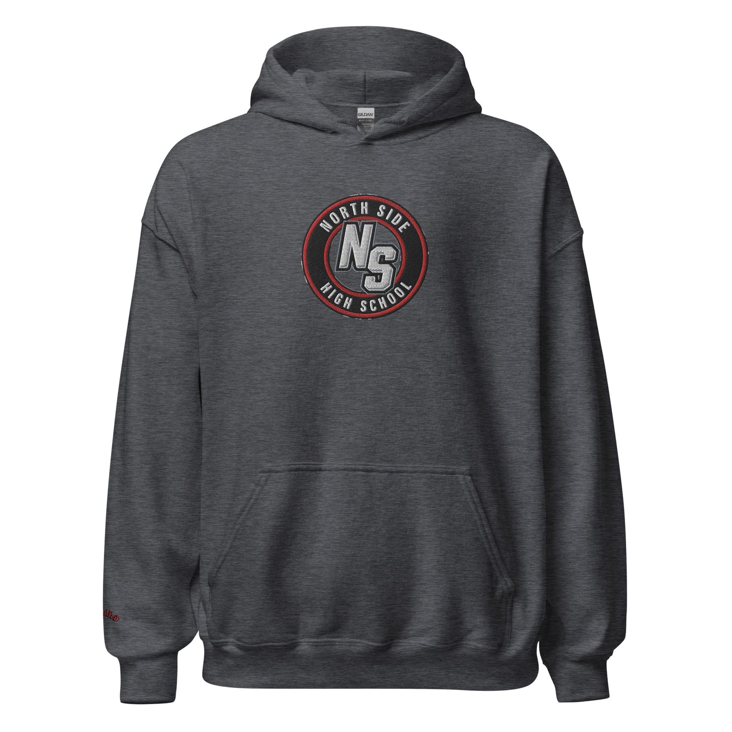 North Side H.S. Embroidered Front Unisex Hoodie