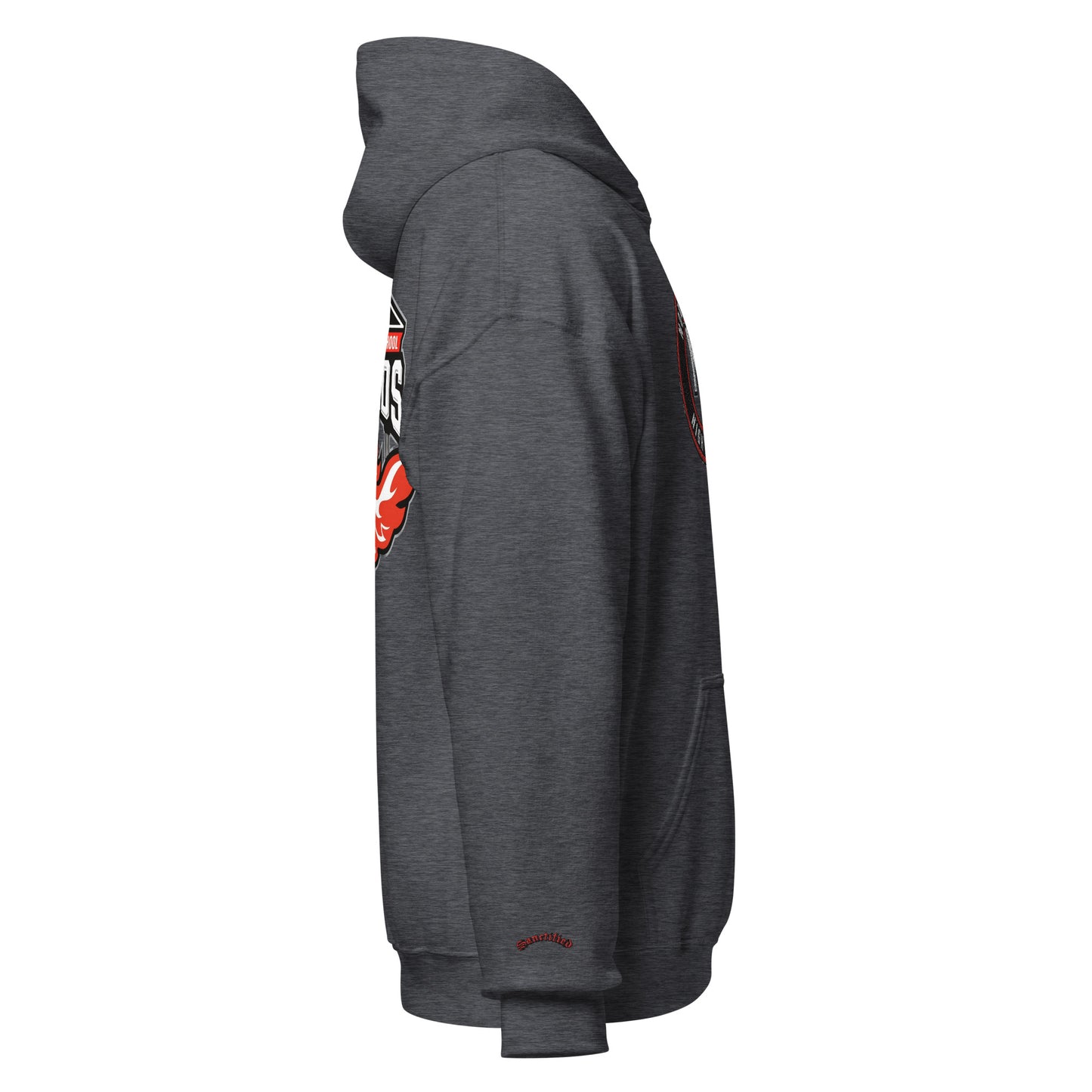 North Side H.S. Embroidered Front Unisex Hoodie