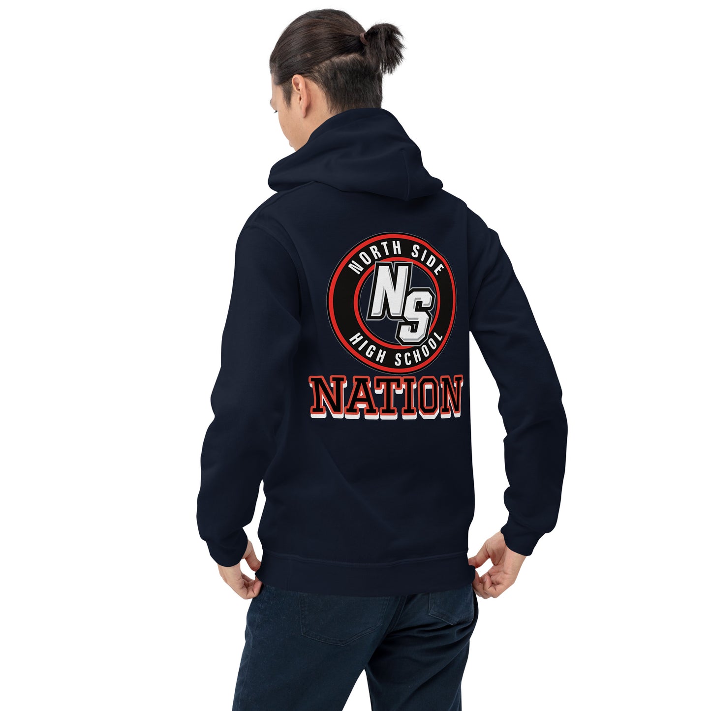 North Side H.S. Embroidered Front Unisex Hoodie