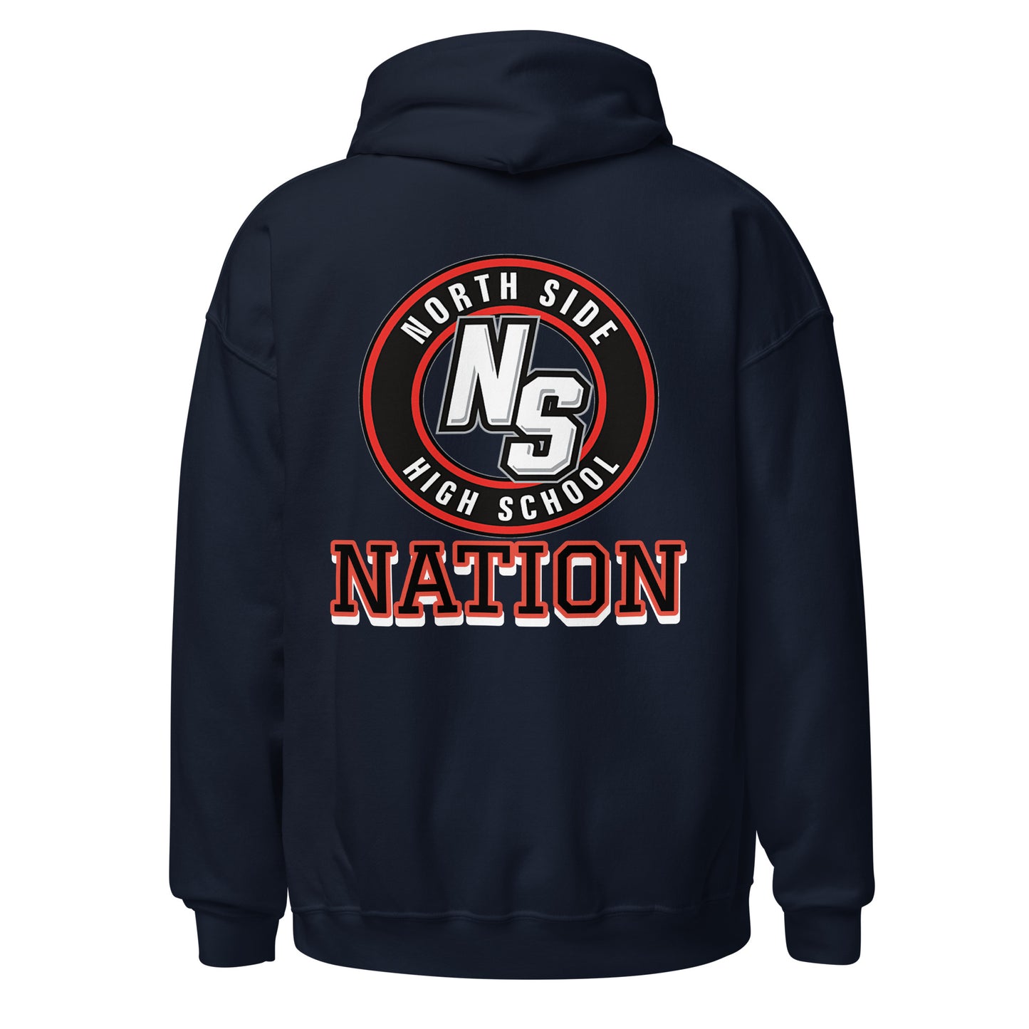 North Side H.S. Embroidered Front Unisex Hoodie