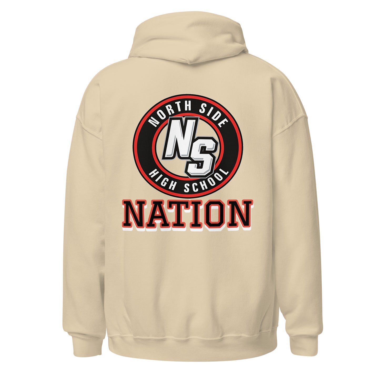 North Side H.S. Embroidered Front Unisex Hoodie