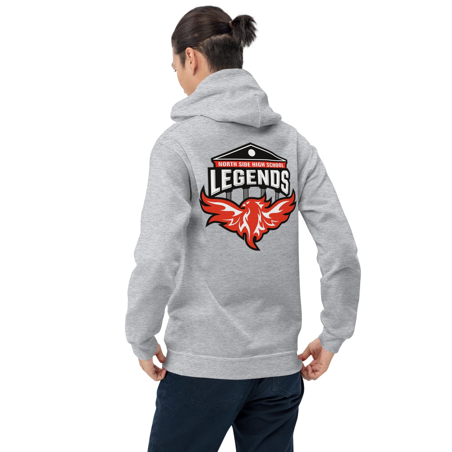 North Side H.S. Embroidered Front Unisex Hoodie