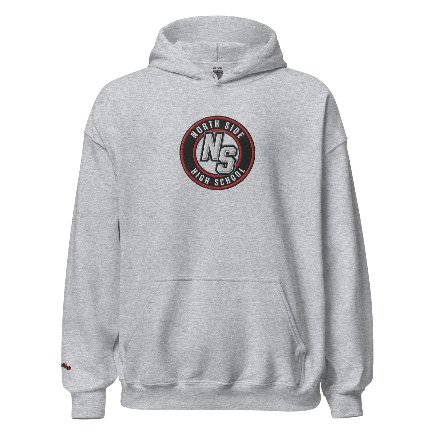 North Side H.S. Embroidered Front Unisex Hoodie