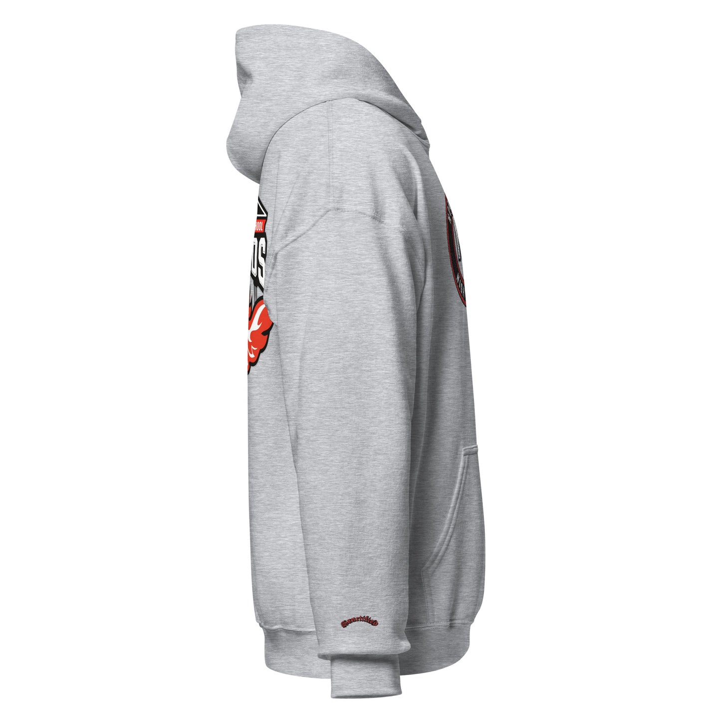 North Side H.S. Embroidered Front Unisex Hoodie