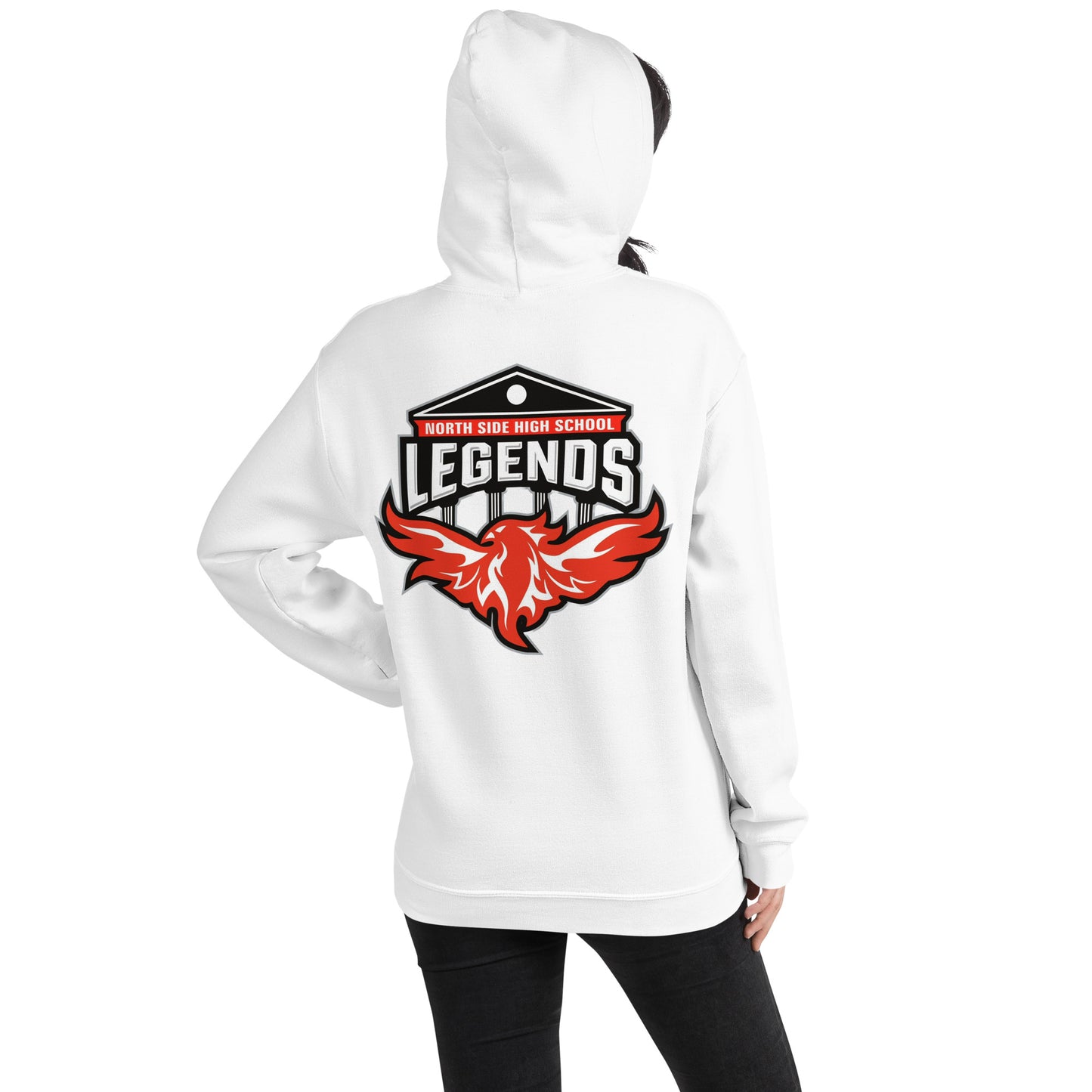 North Side H.S. Embroidered Front Unisex Hoodie