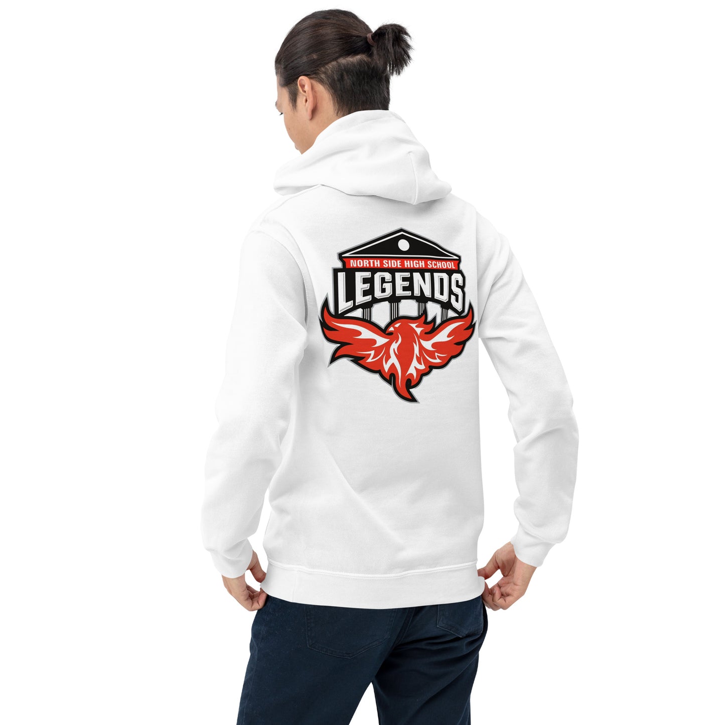 North Side H.S. Embroidered Front Unisex Hoodie