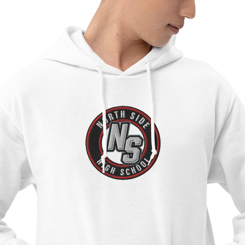 North Side H.S. Embroidered Front Unisex Hoodie