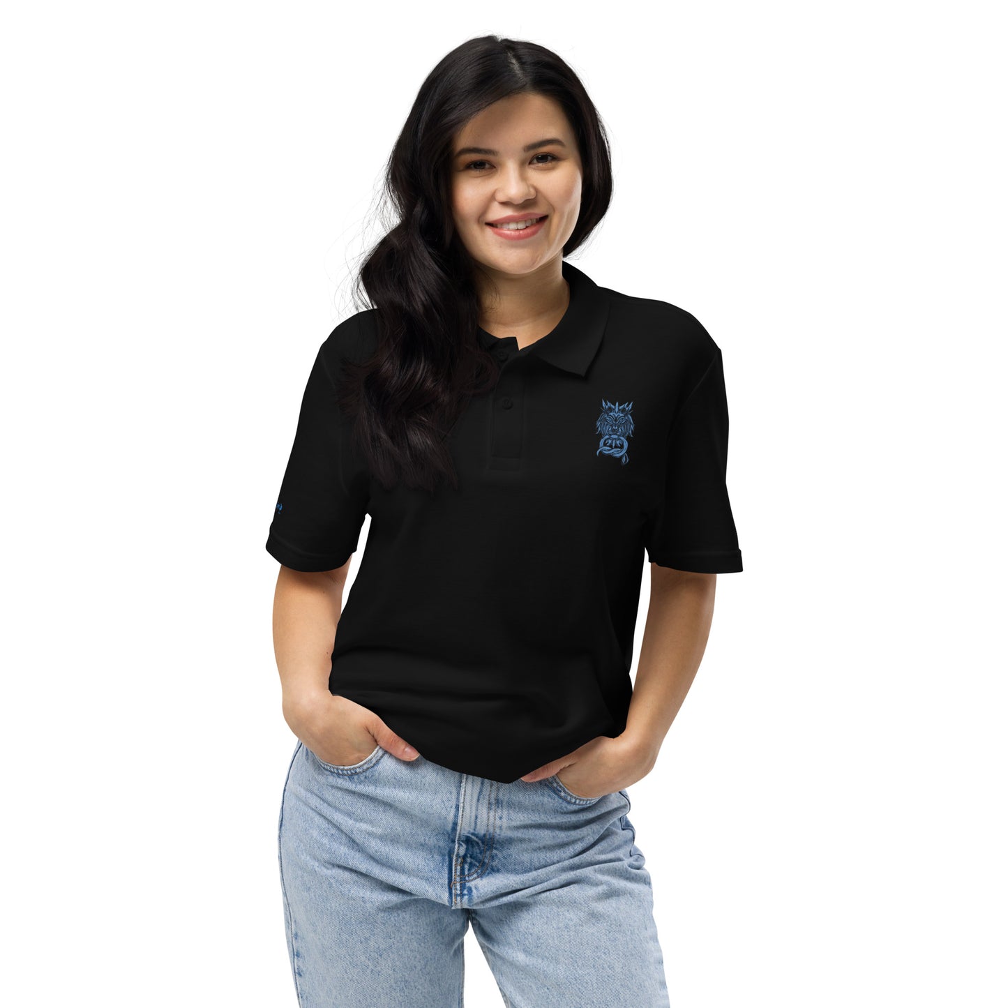 Bold as a Lion- Unisex pique polo shirt