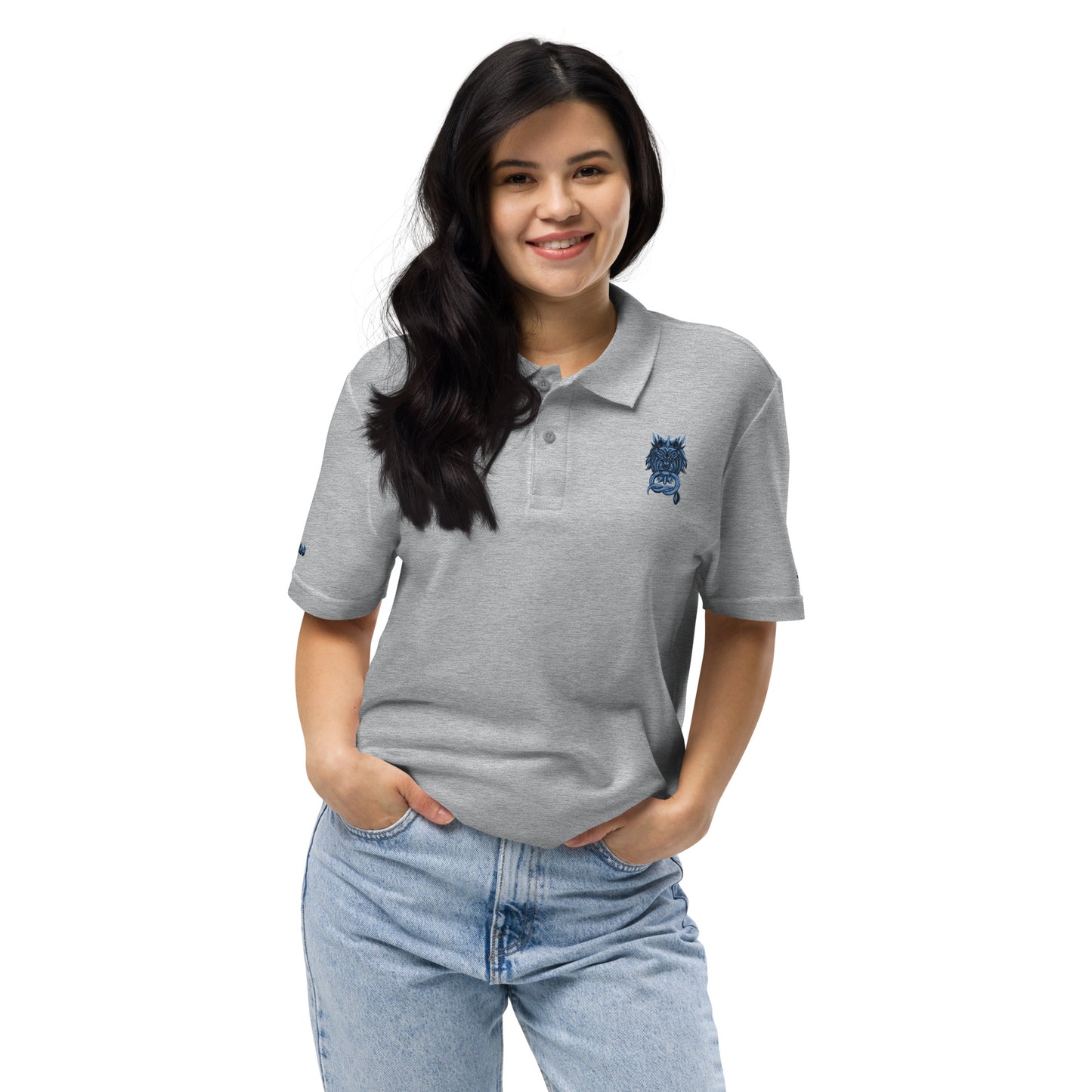 Bold as a Lion- Unisex pique polo shirt