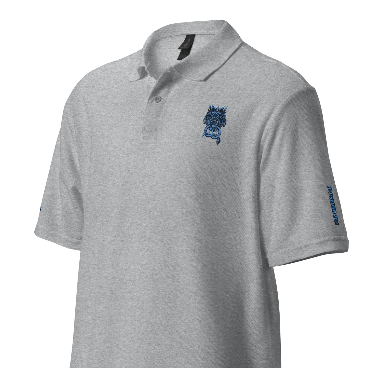 Bold as a Lion- Unisex pique polo shirt