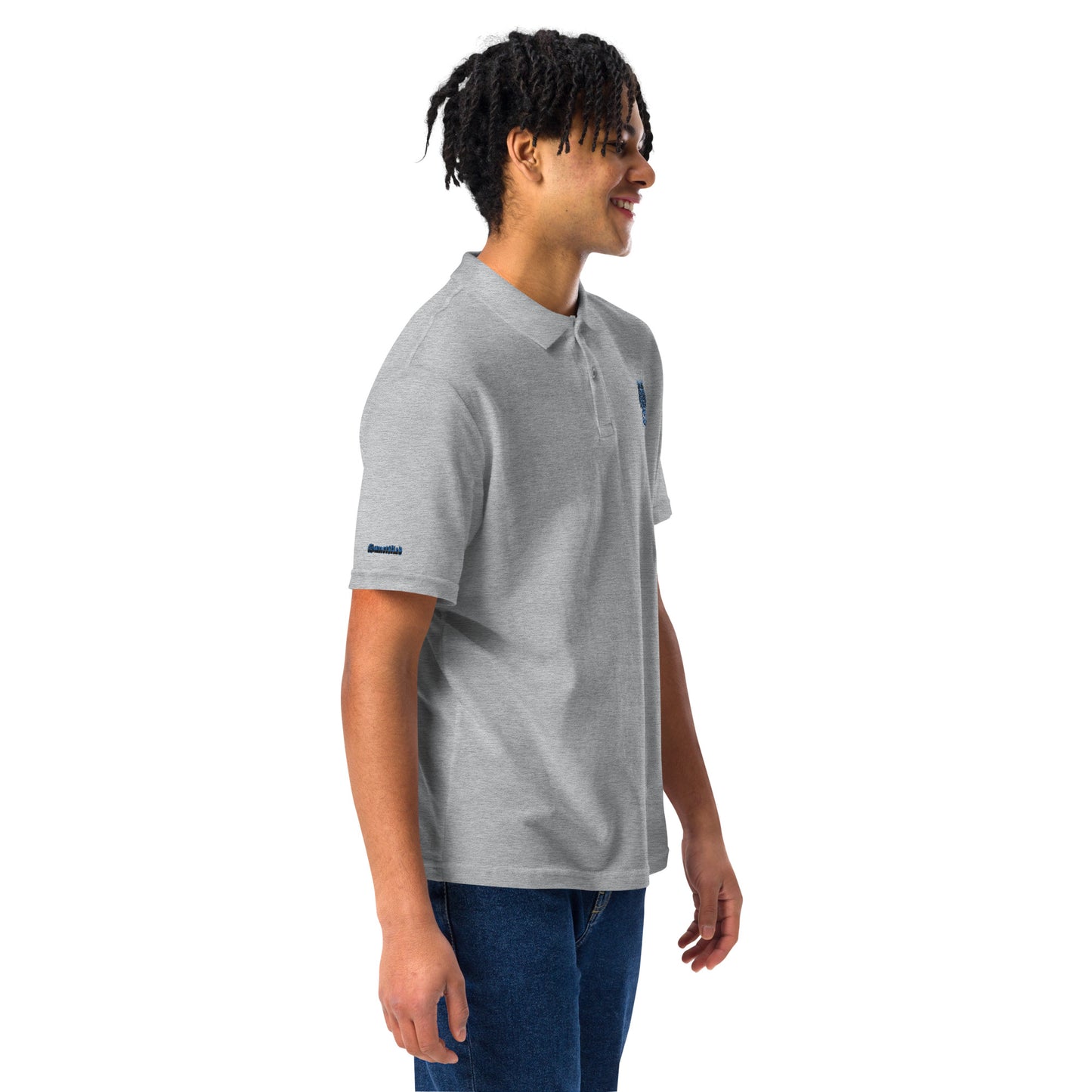 Bold as a Lion- Unisex pique polo shirt