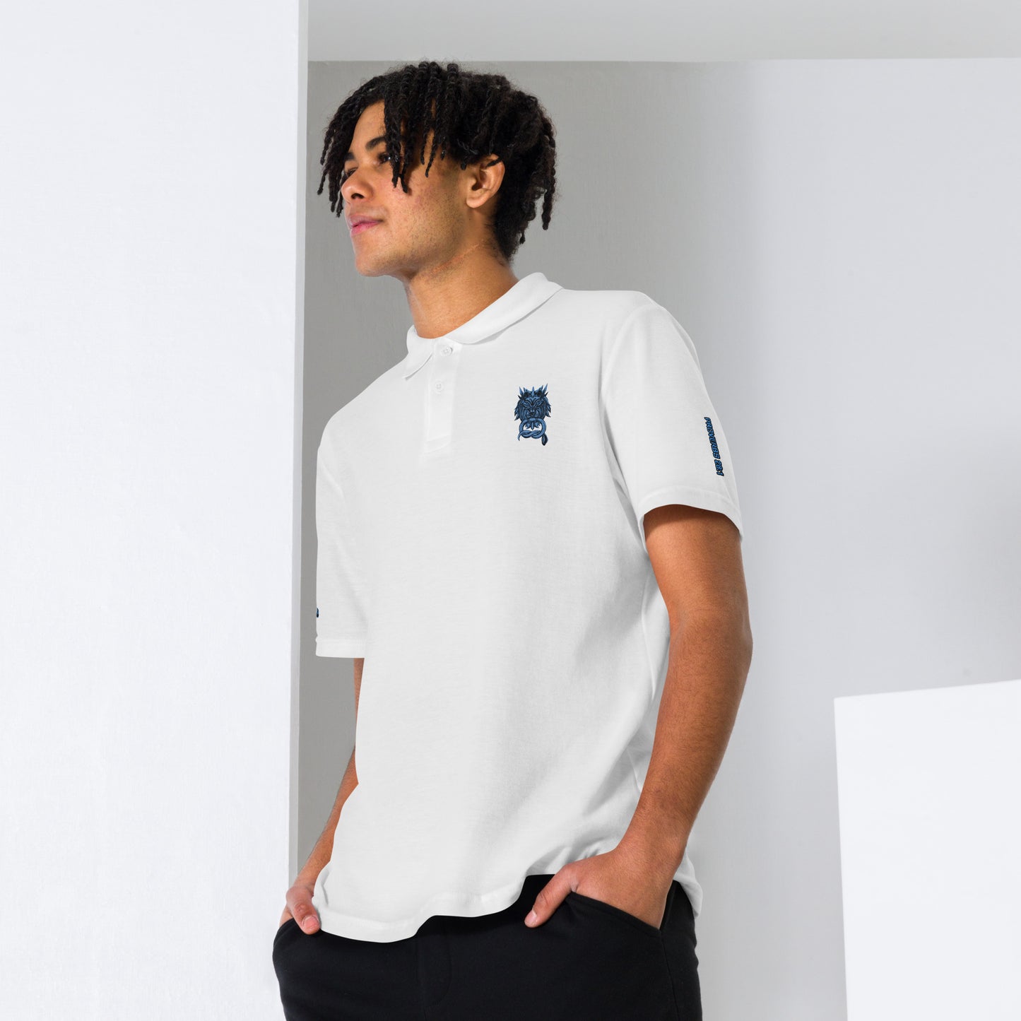 Bold as a Lion- Unisex pique polo shirt